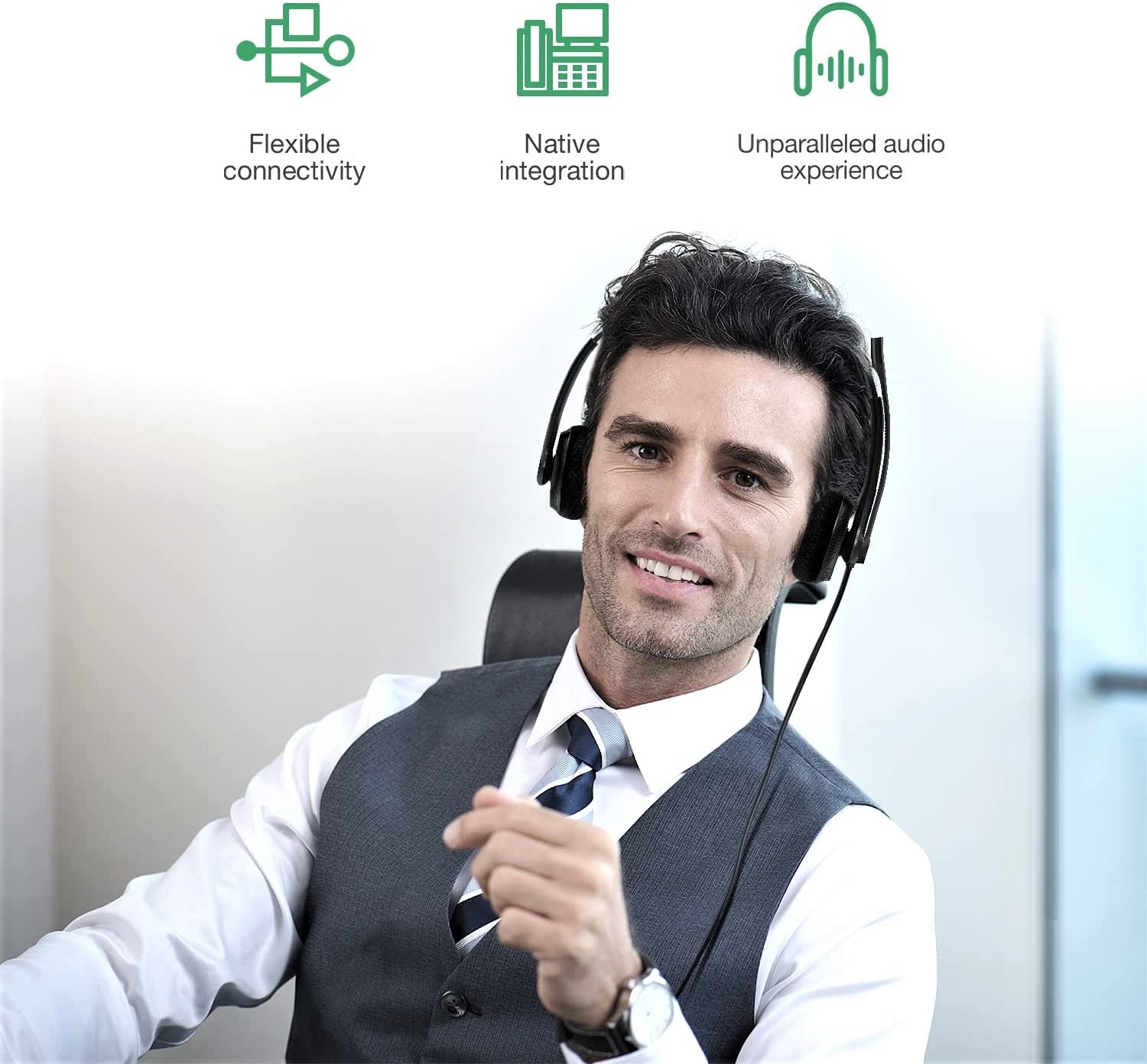 Yealink UH34 Lite Dual USB Wired Headset - Features