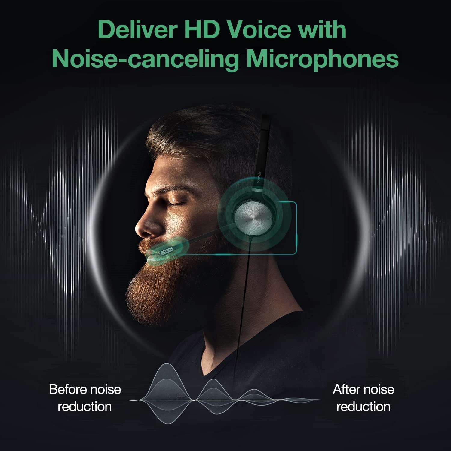 Yealink UH36 Mono USB-C Wired Headset - Features