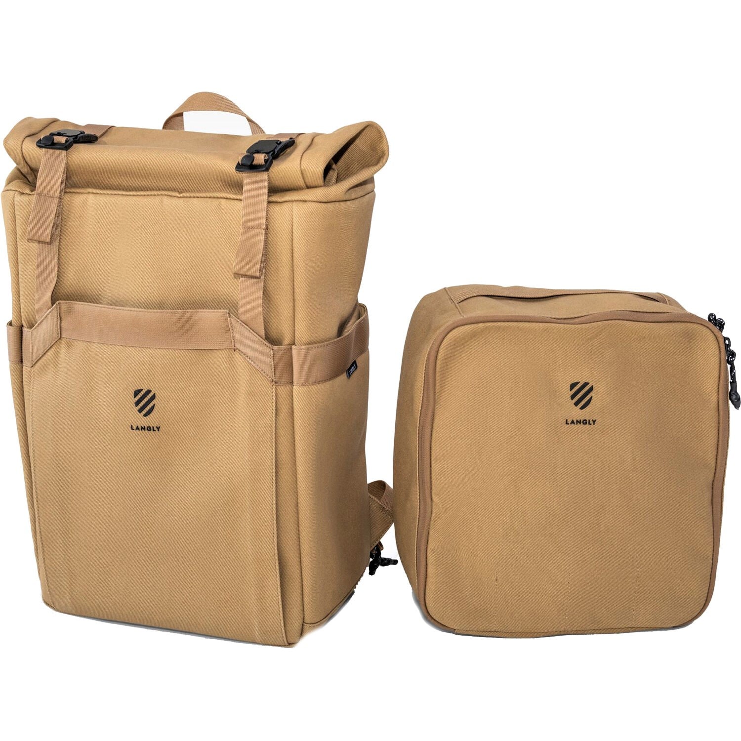 Langly Weekender Backpack with Camera Cube (Sand)