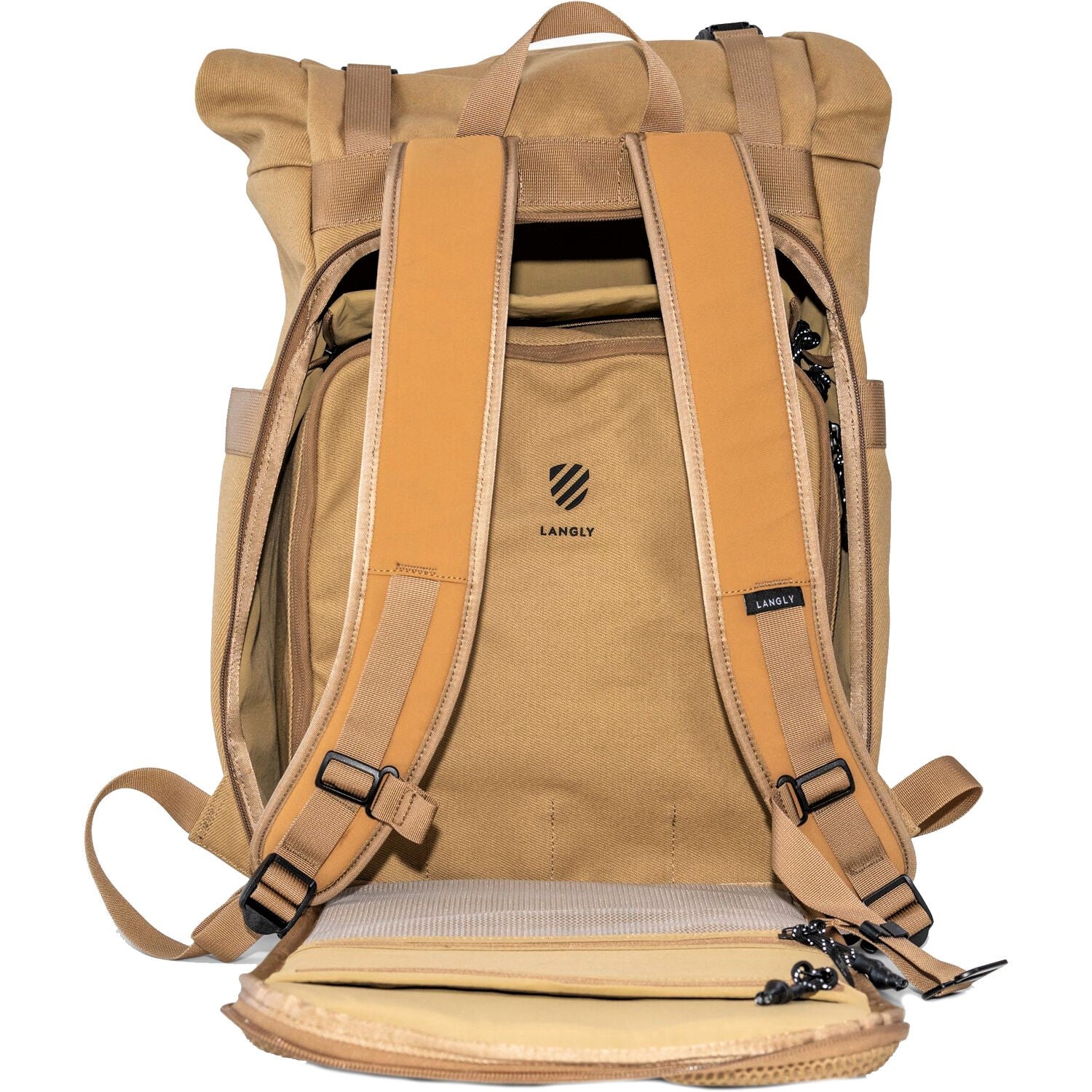 Langly Weekender Backpack with Camera Cube (Sand)