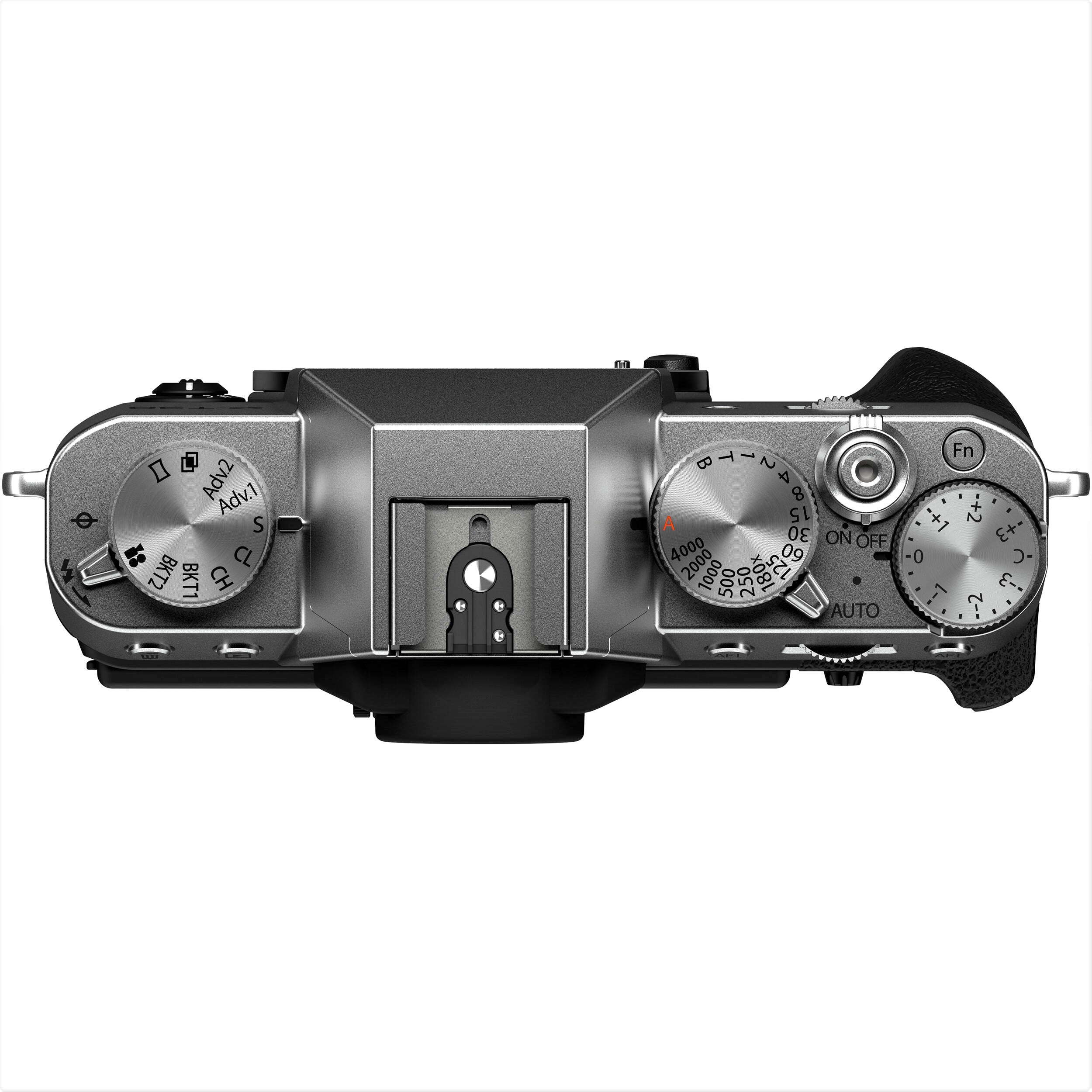 Fujifilm X-T30 II Mirrorless Camera (Silver) - Top View