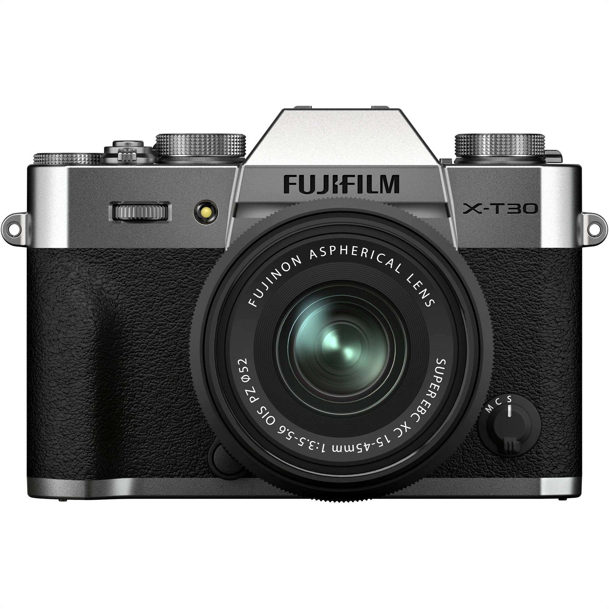 Fujifilm X-T30 II Mirrorless Camera with XC 15-45mm OIS PZ Lens (Silver) - Main image