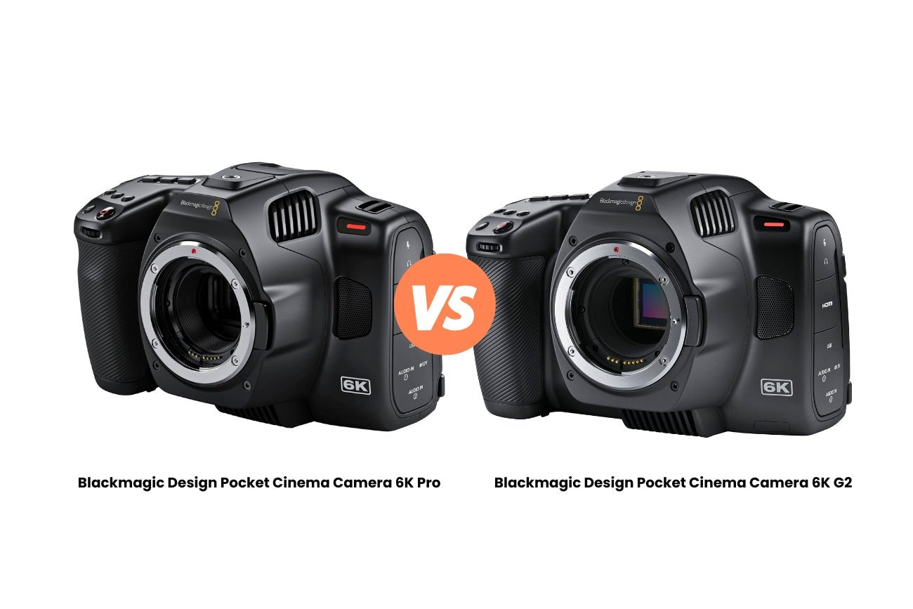 Blackmagic Pocket Cinema Camera 6K G2 vs 6K Pro