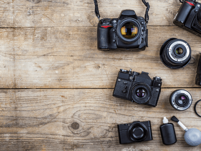 Different types of cameras 