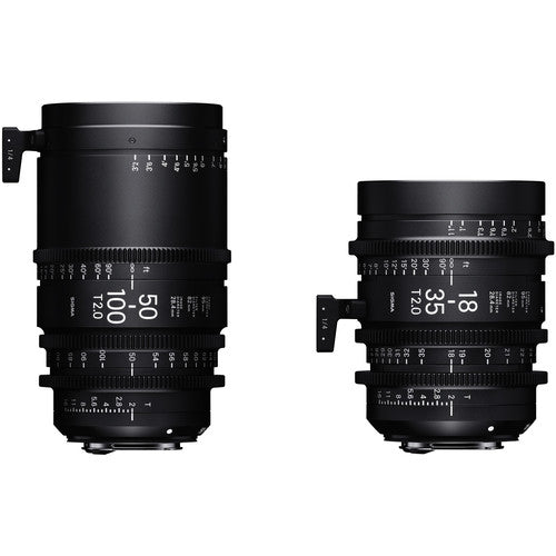 Sigma 18-35mm and 50-100mm Lenses with Case