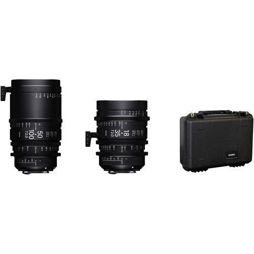 Sigma 18-35mm and 50-100mm Lenses with Case
