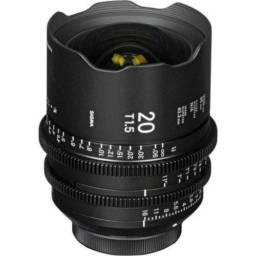 Sigma 20mm T1.5 FF High-Speed Prime Lens