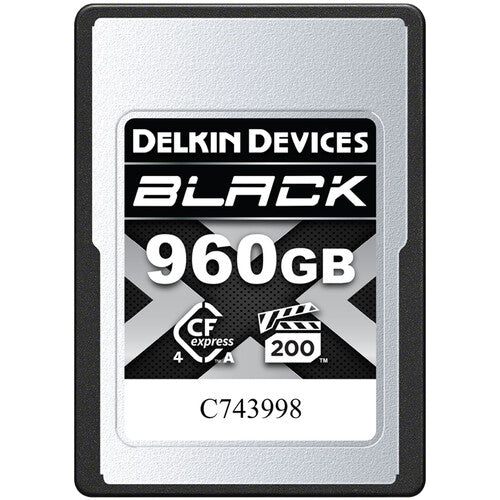Delkin Devices BLACK CFexpress Type A 4.0 Memory Card