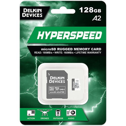 Delkin Devices Hyperspeed microSDXC Memory Card with SD Adapter