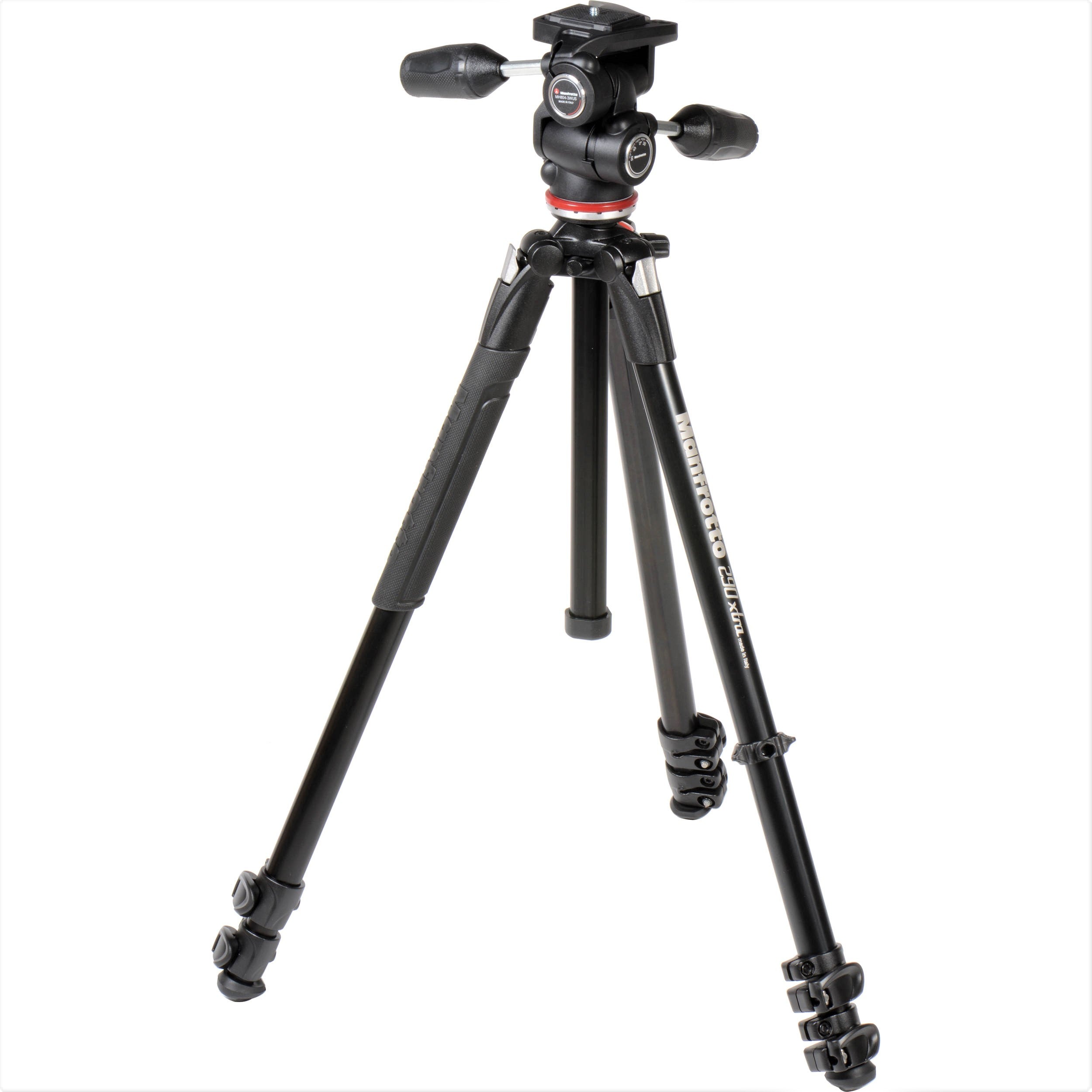 Manfrotto 290 Xtra Aluminum Tripod with 804 3-Way Pan/Tilt Head