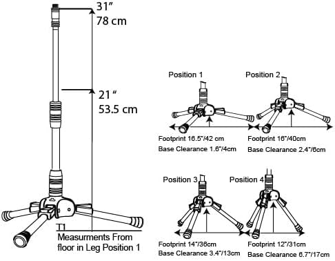 Triad-Orbit T1 Short Tripod Microphone Stand