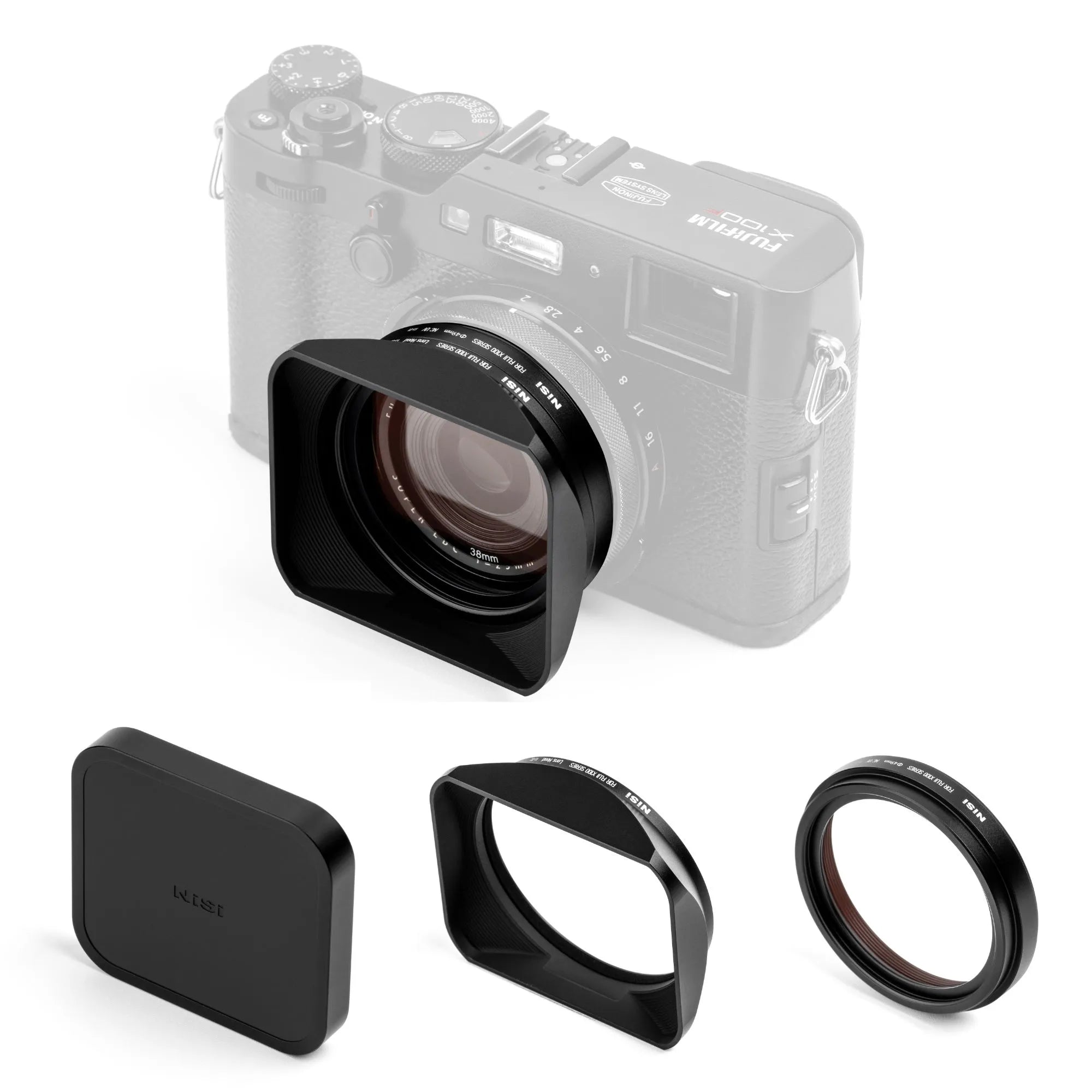 NiSi NC UV Filter with 49mm Filter Adaptor, Metal Lens Hood and Lens Cap