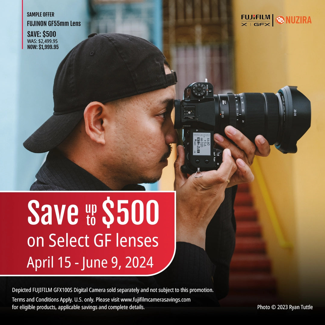 Fujifilm GF Lens promo