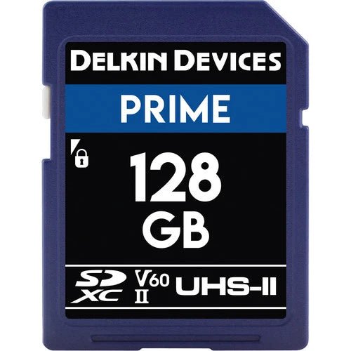 Delkin Devices Prime 128 GB SDXC V60 UHS-II memory card