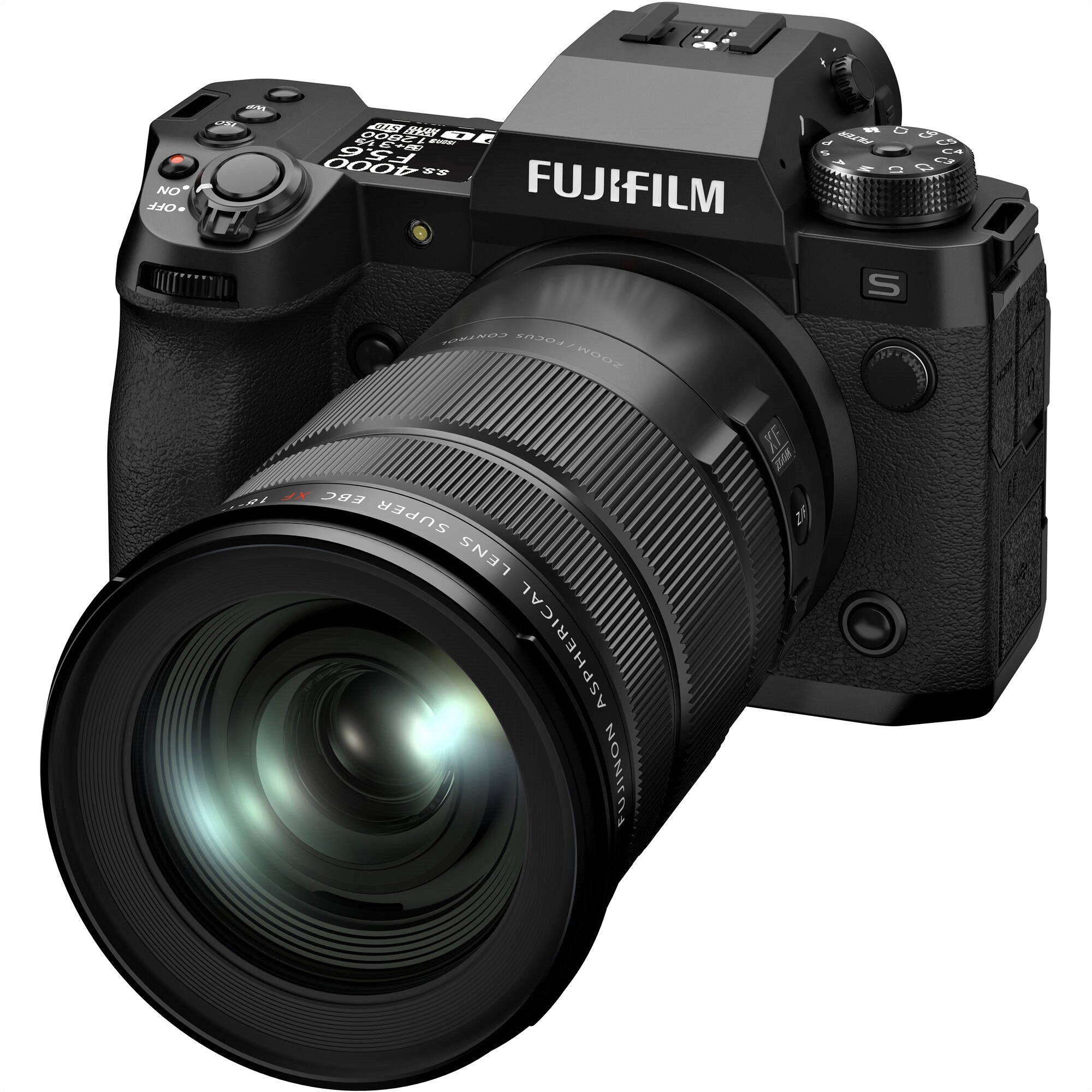 FUJIFILM XF 18-120mm f/4 LM PZ WR Lens - Attached Camera Not Included (Fujifilm Black Camera)