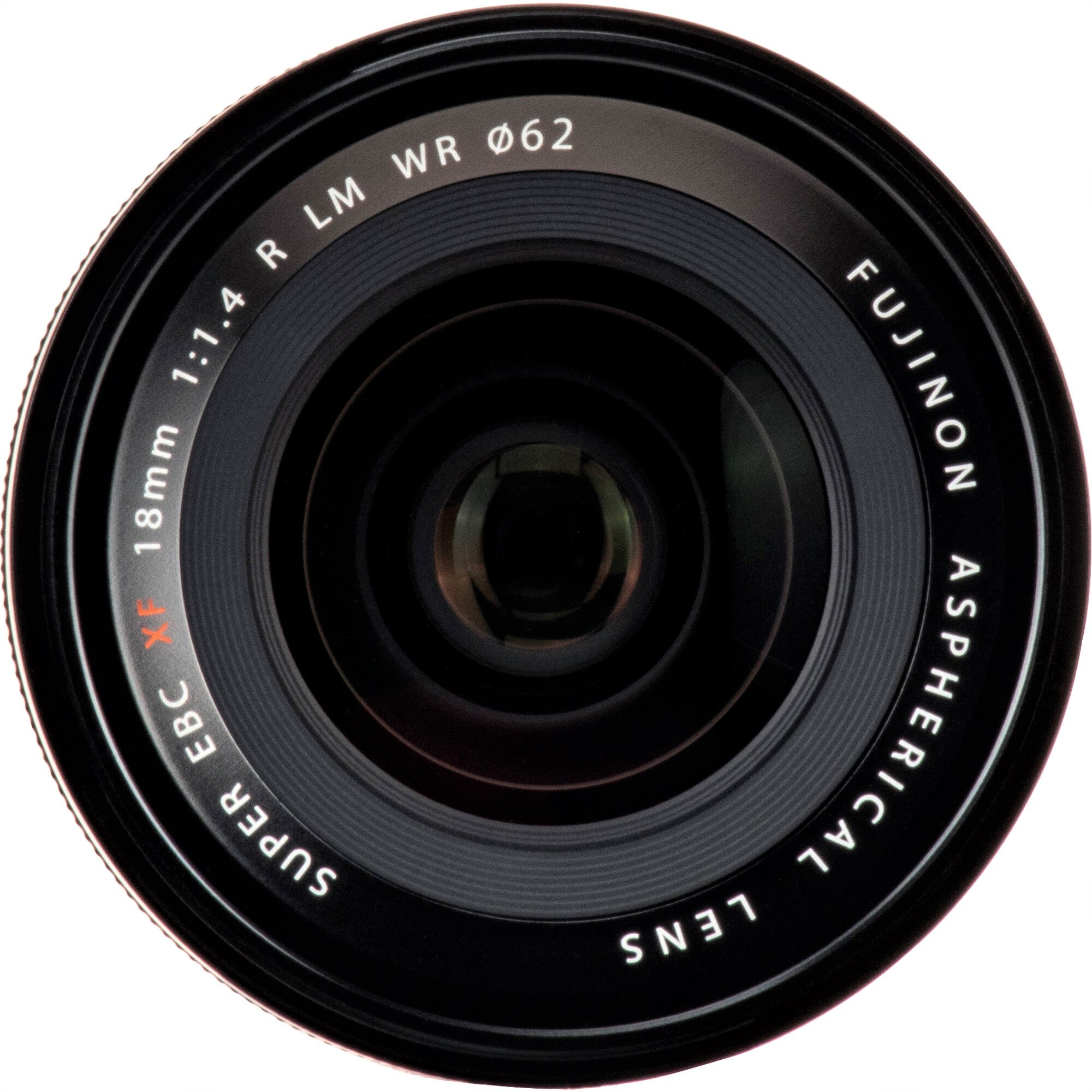 Fujifilm XF 18mm f/1.4 R LM WR Lens - Front View