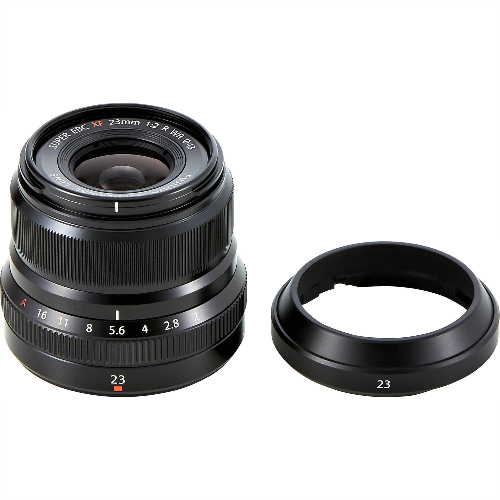 Fujifilm XF 23mm F2 R WR Lens (Black & Silver)
