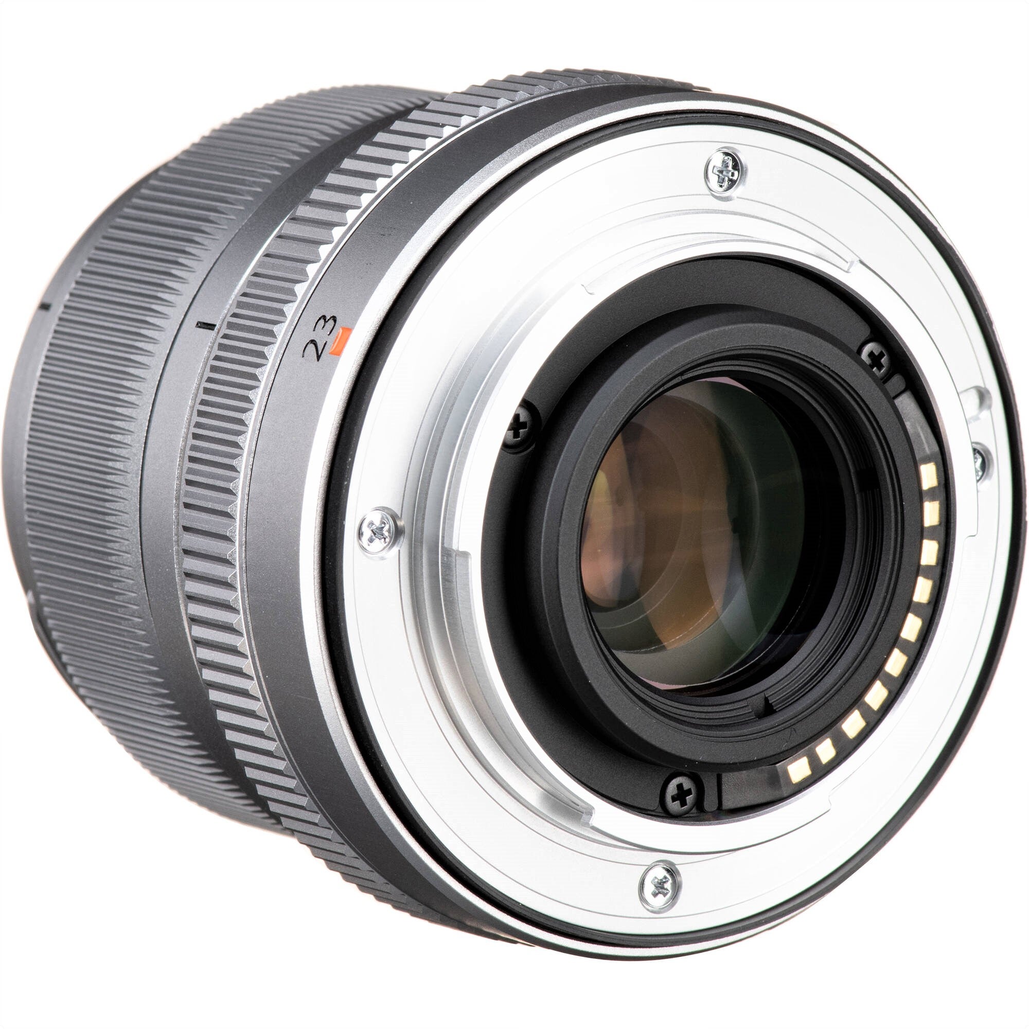 FUJIFILM XF 23mm f/2 R WR Lens (Silver) - Back Side View
