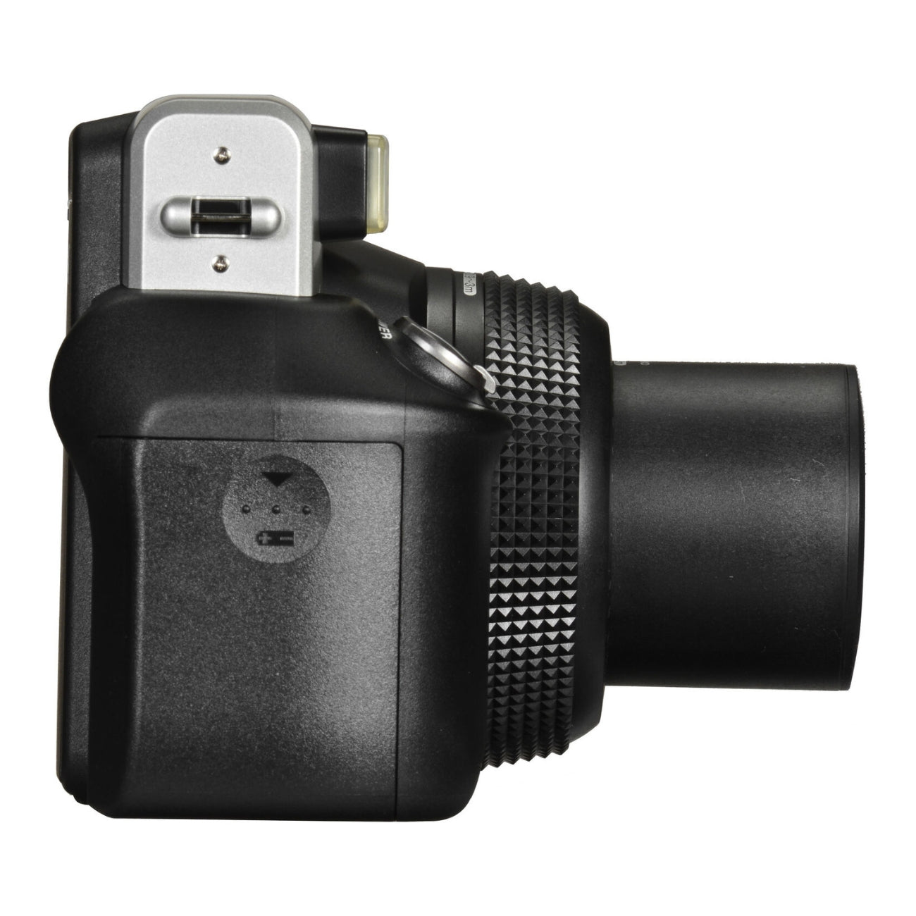 Fujifilm Instax Wide 300 Instant Film Camera (Black) - Side View