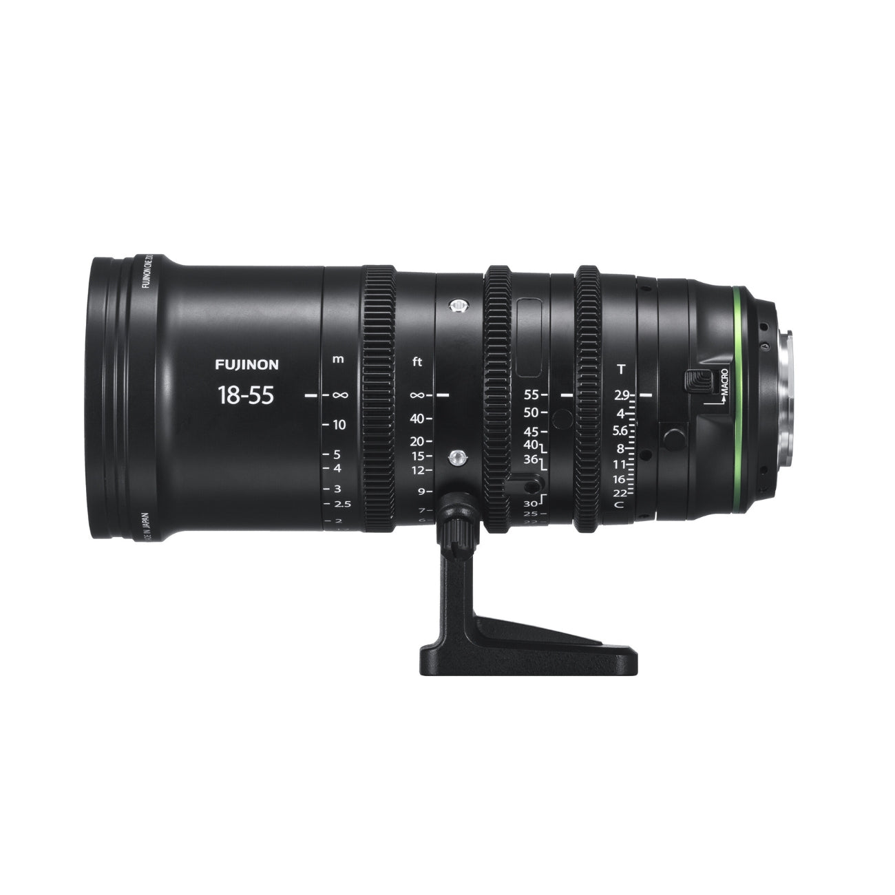 Fujinon MKX18-55mmT2.9 Lens - Side View