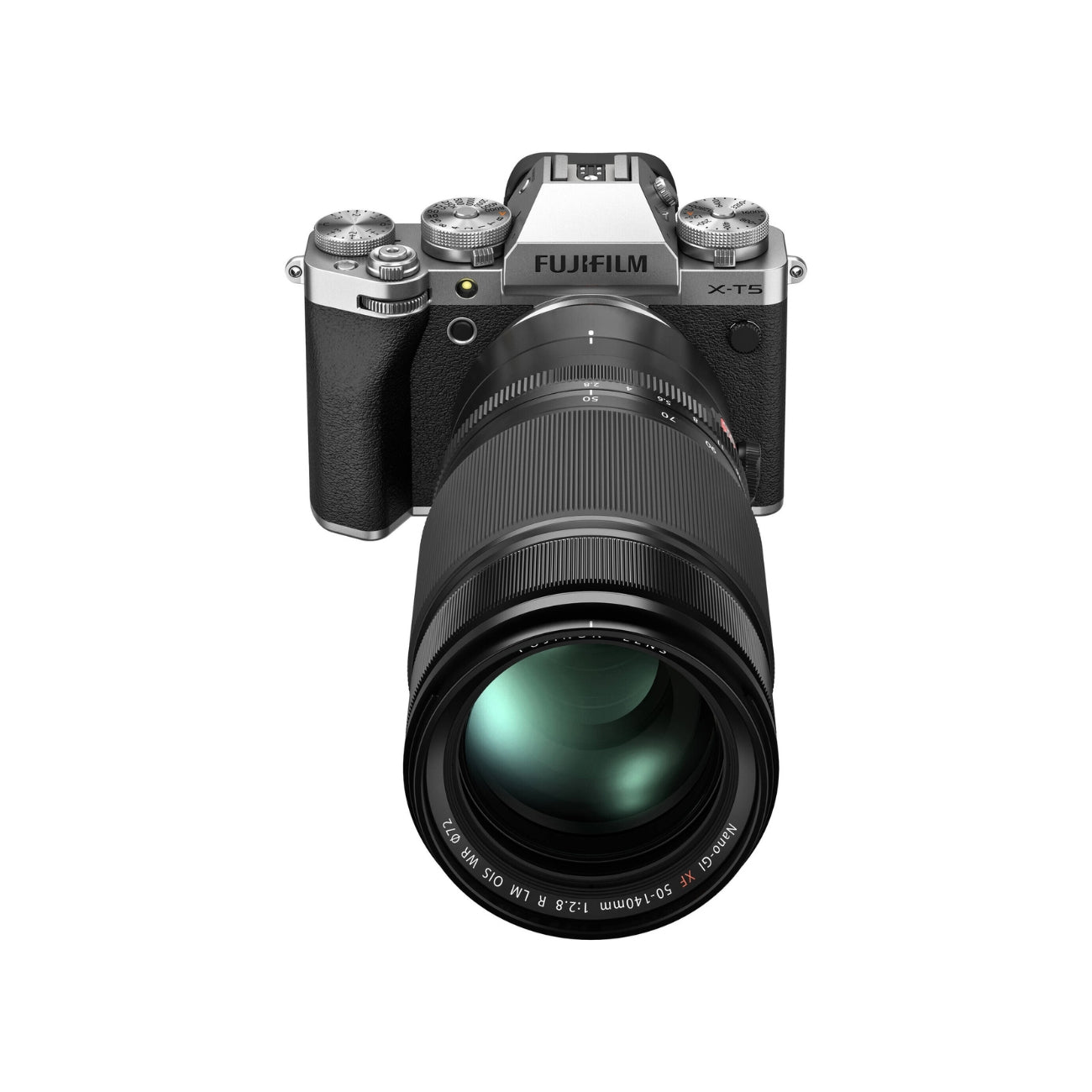 Fujifilm X-T5 Mirrorless Camera (Silver) with the Lens