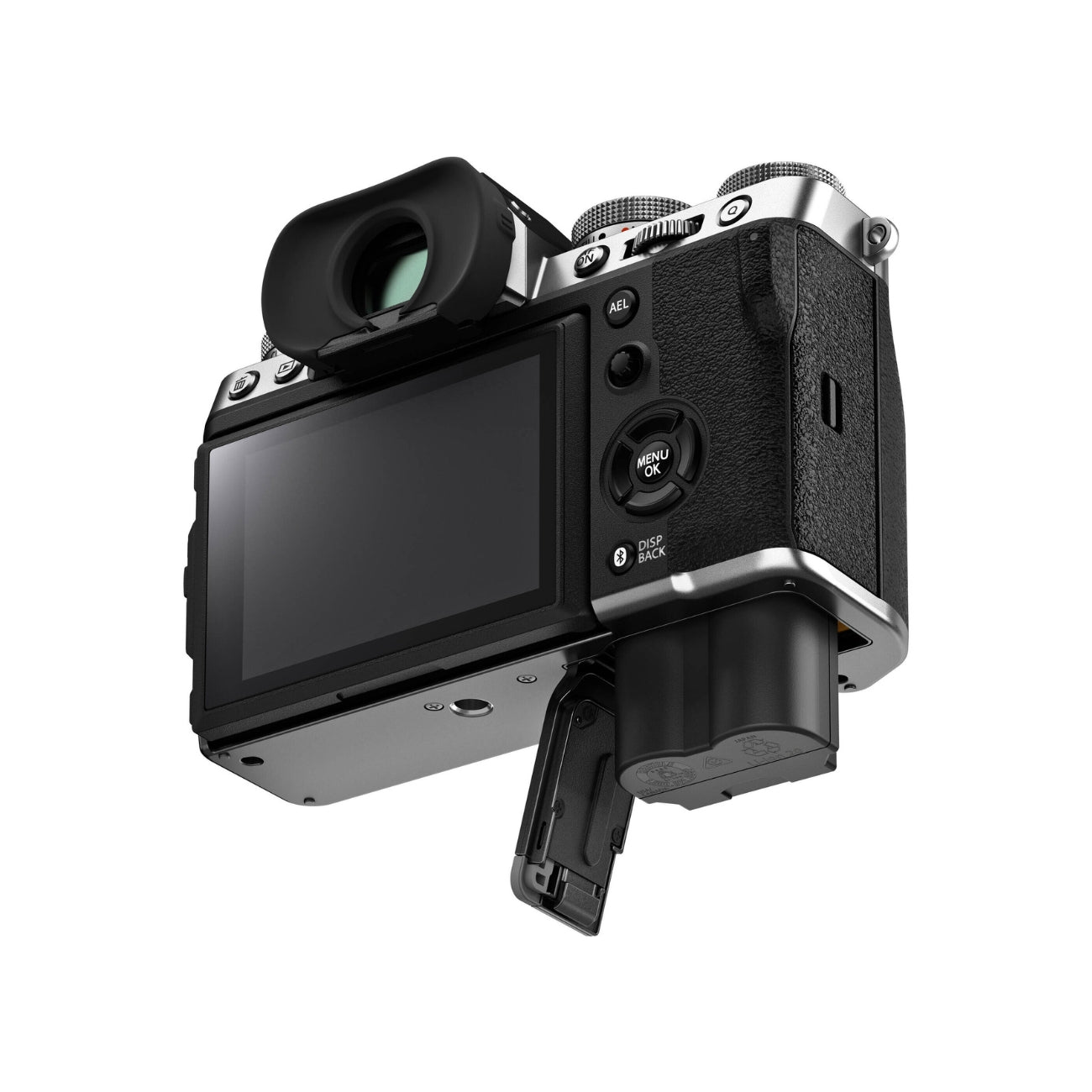 Fujifilm X-T5 Mirrorless Camera (Silver) - Battery Slot