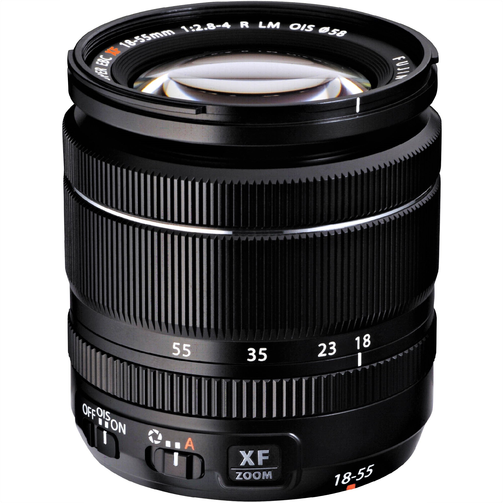 FUJIFILM XF 18-55mm f/2.8-4 R LM OIS Lens, Rounded 7-Blade Diaphragm, Three Aspherical Elements, X-Mount Lens/APS-C Format, Linear Autofocus Motor (Renewed)