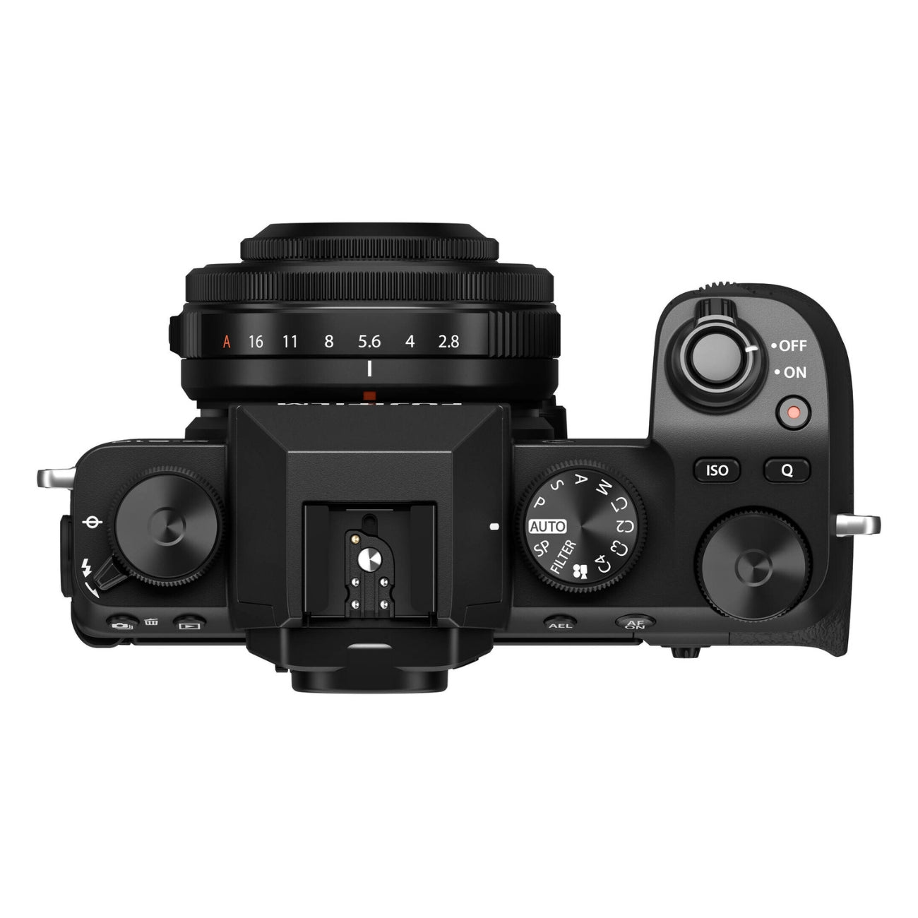 Fujifilm XF 27mm F/2.8 R WR Lens attached to a camera