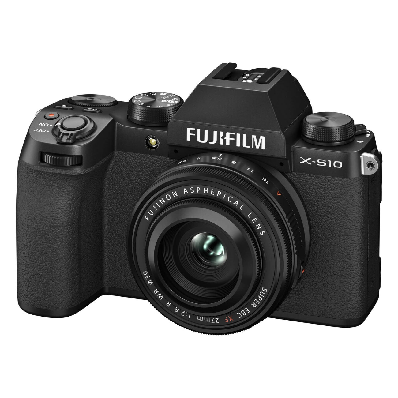 Fujifilm XF 27mm F/2.8 R WR Lens attached to camera - Cinematic view