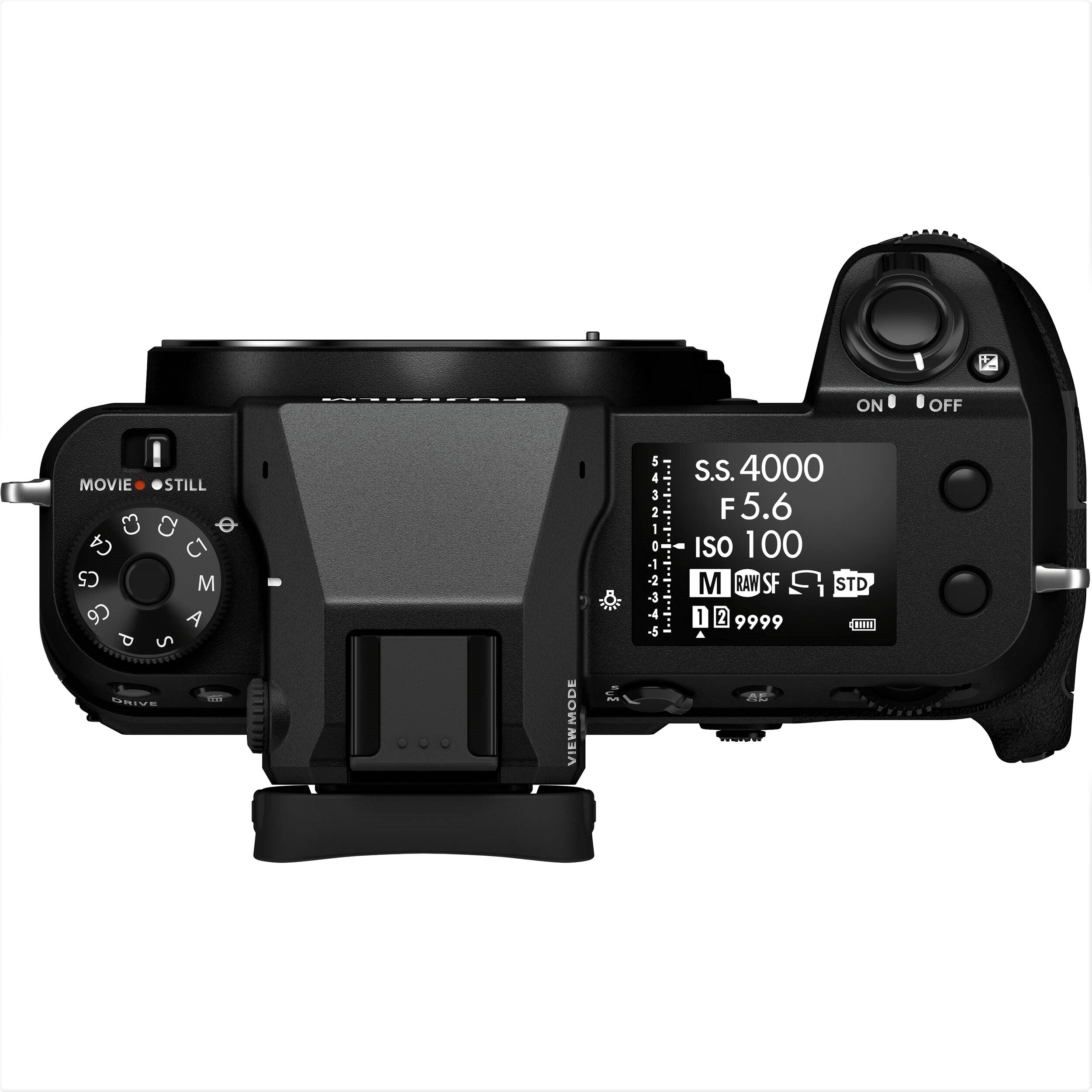 Fujifilm GFX 100S Medium Format Mirrorless Camera - Top View