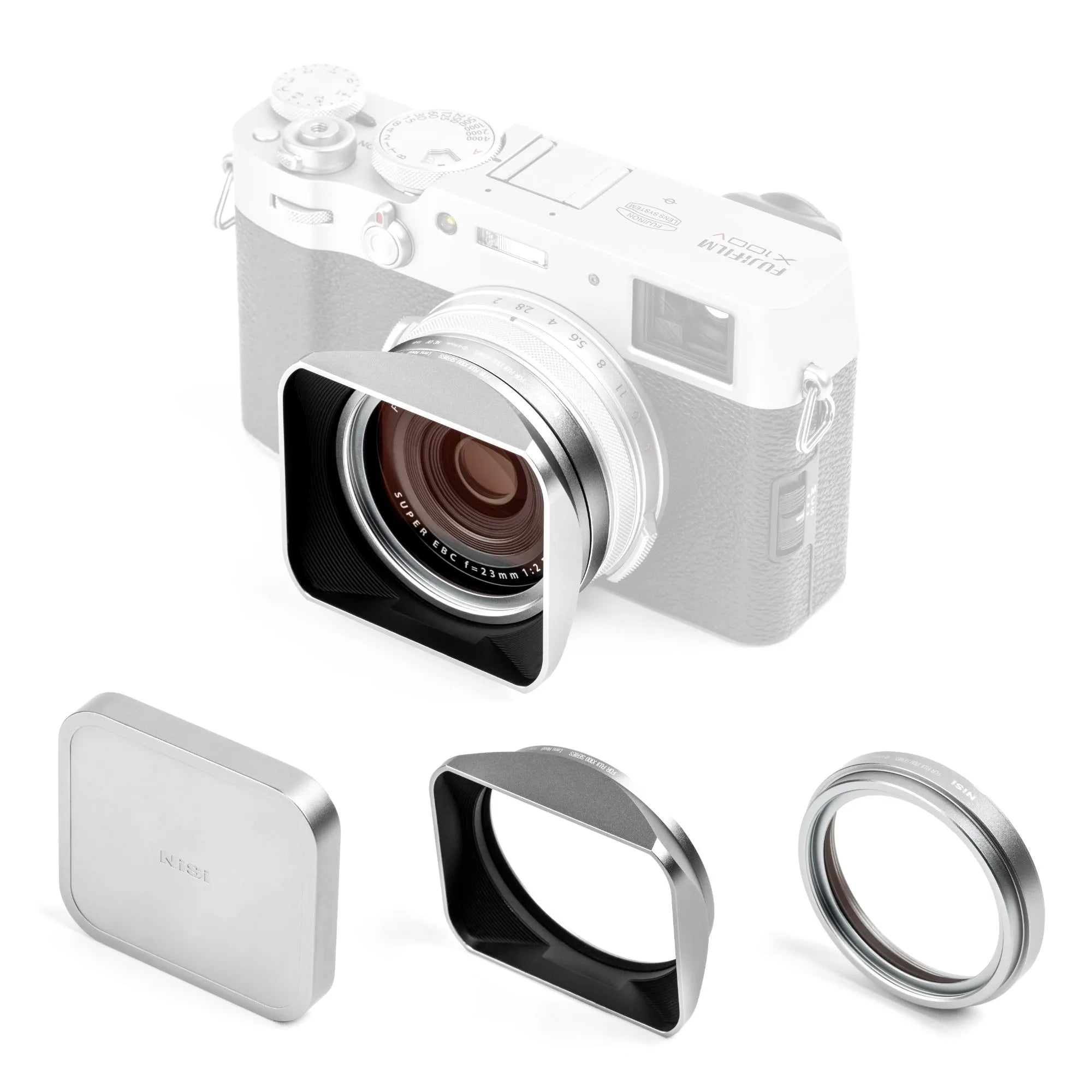 NiSi NC UV Filter with 49mm Filter Adaptor, Metal Lens Hood and Lens Cap