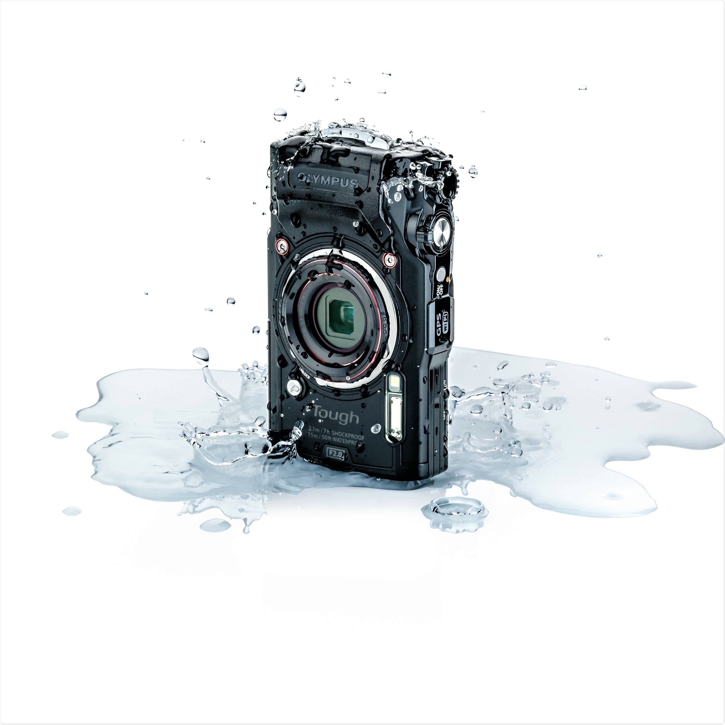 Olympus Tough TG-6 Waterproof Camera, Black
