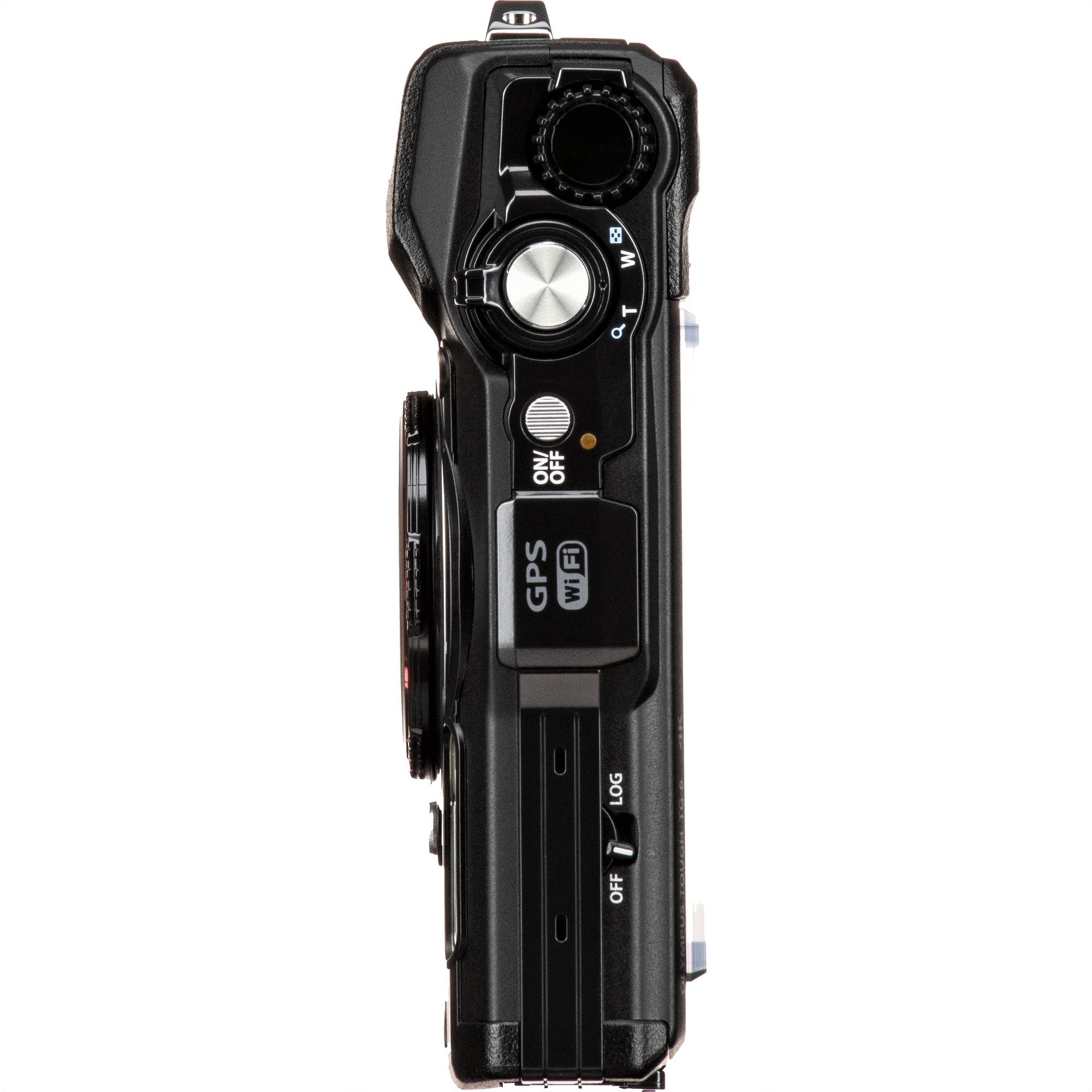 Olympus Tough TG-6 Digital Camera (Black) - Top View
