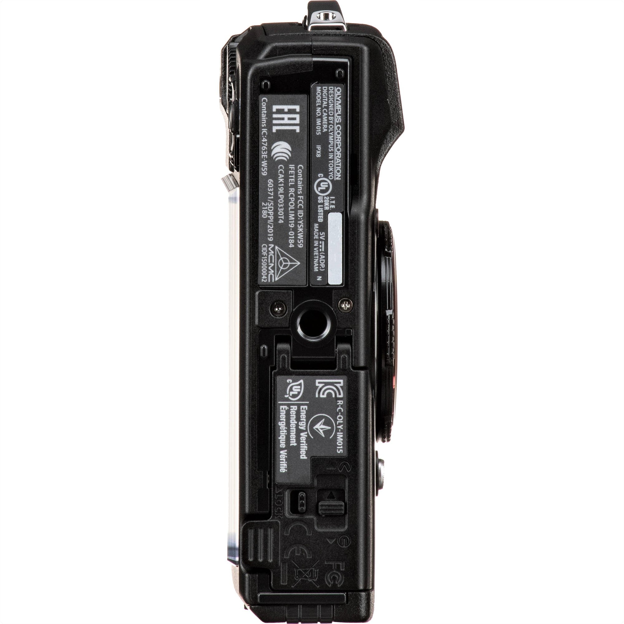 Olympus Tough TG-6 Digital Camera (Black) - Bottom View