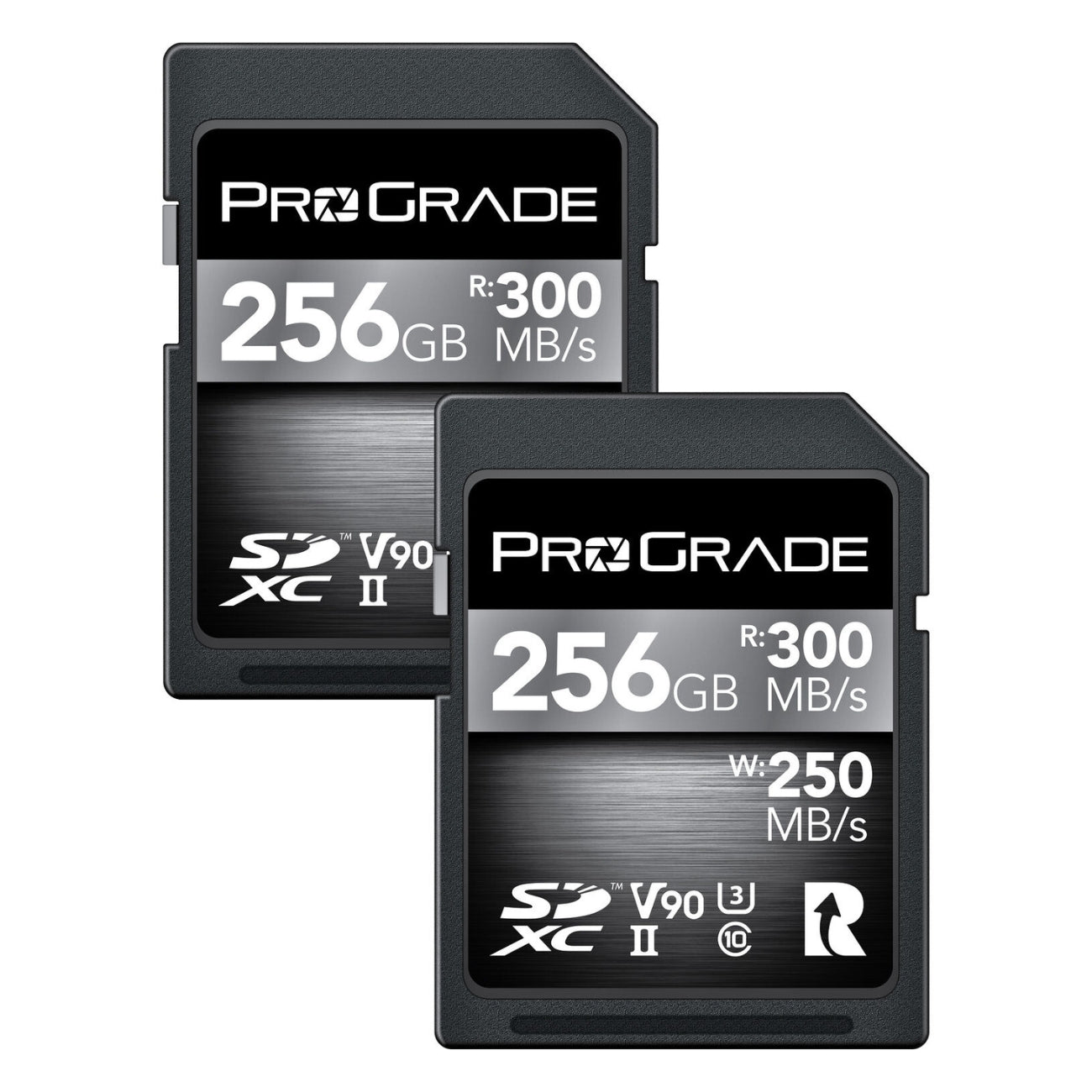 ProGrade Digital 256GB UHS-II SDXC Memory Card (2-Pack) - 256gb v90 sd card