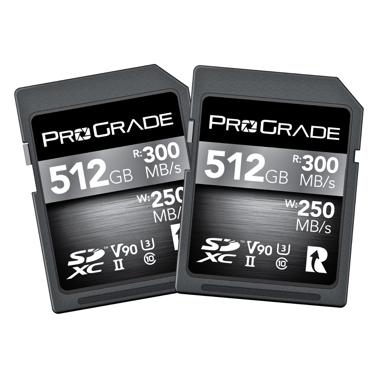 ProGrade Digital 512GB UHS-II SDXC Memory Card (2-Pack) - 512gb v90 sd card