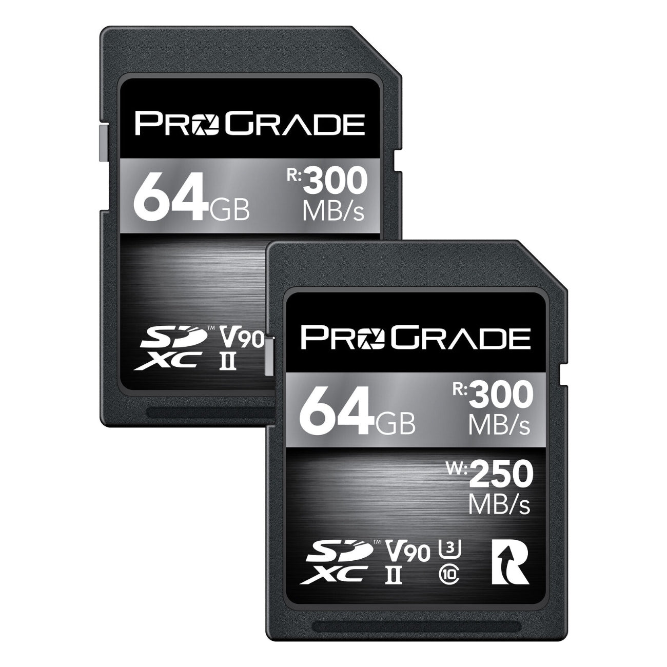 ProGrade Digital 64GB UHS-II SDXC Memory Card (2-Pack) - 64gb v90 sd card
