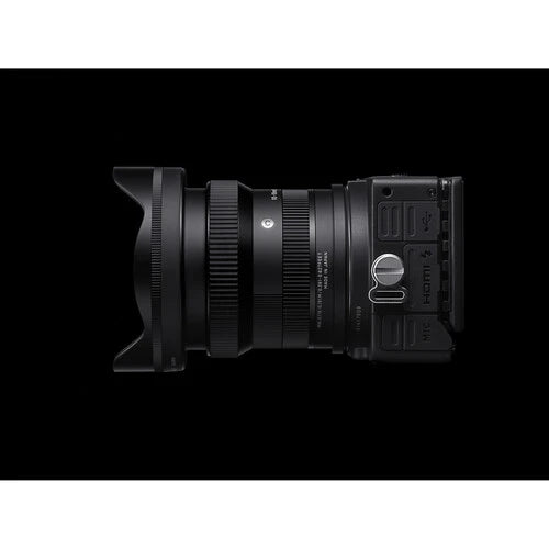 SIGMA 10-18mm F2.8 DC DN Side View With Camera