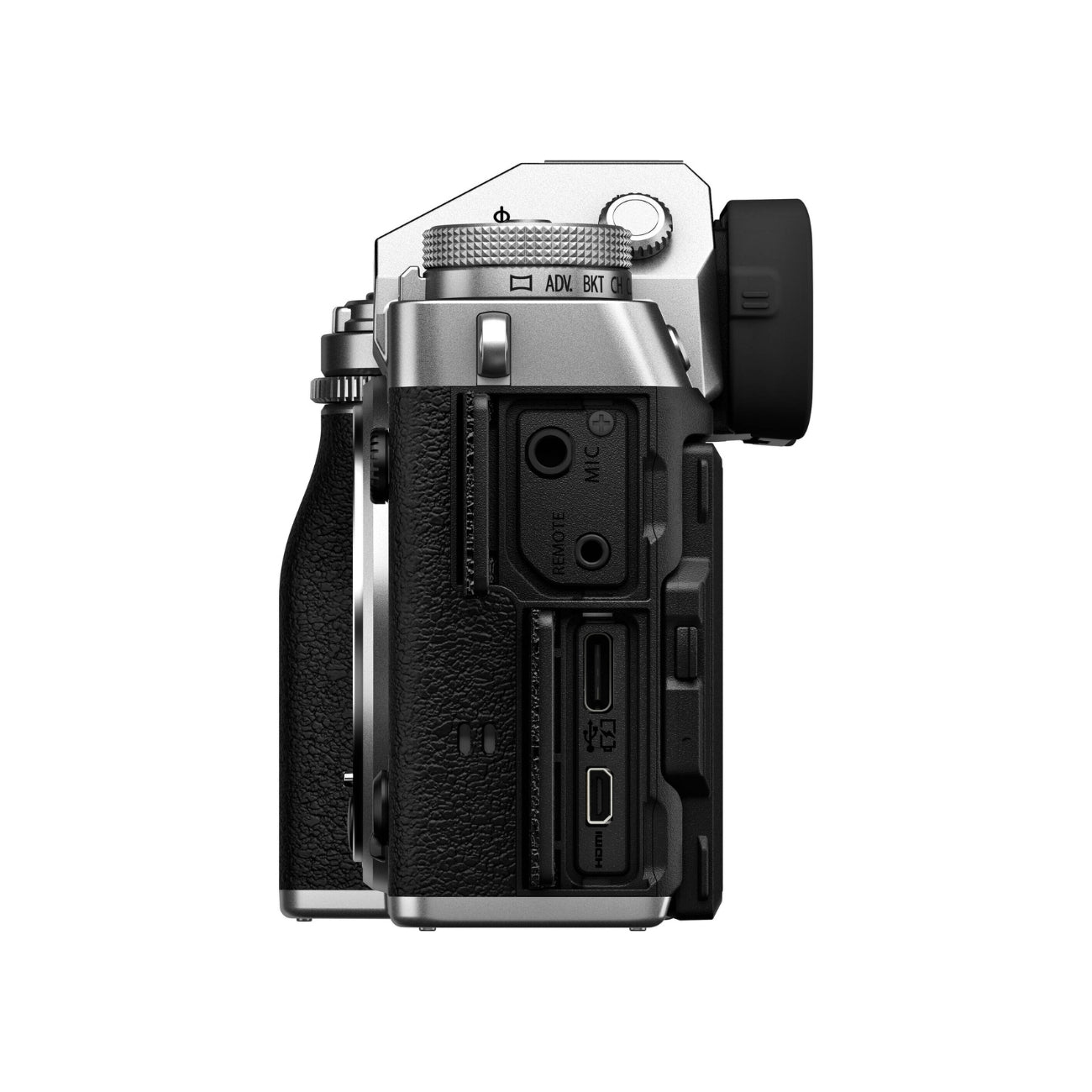 Available ports for the Fujifilm X-T5 (Silver)
