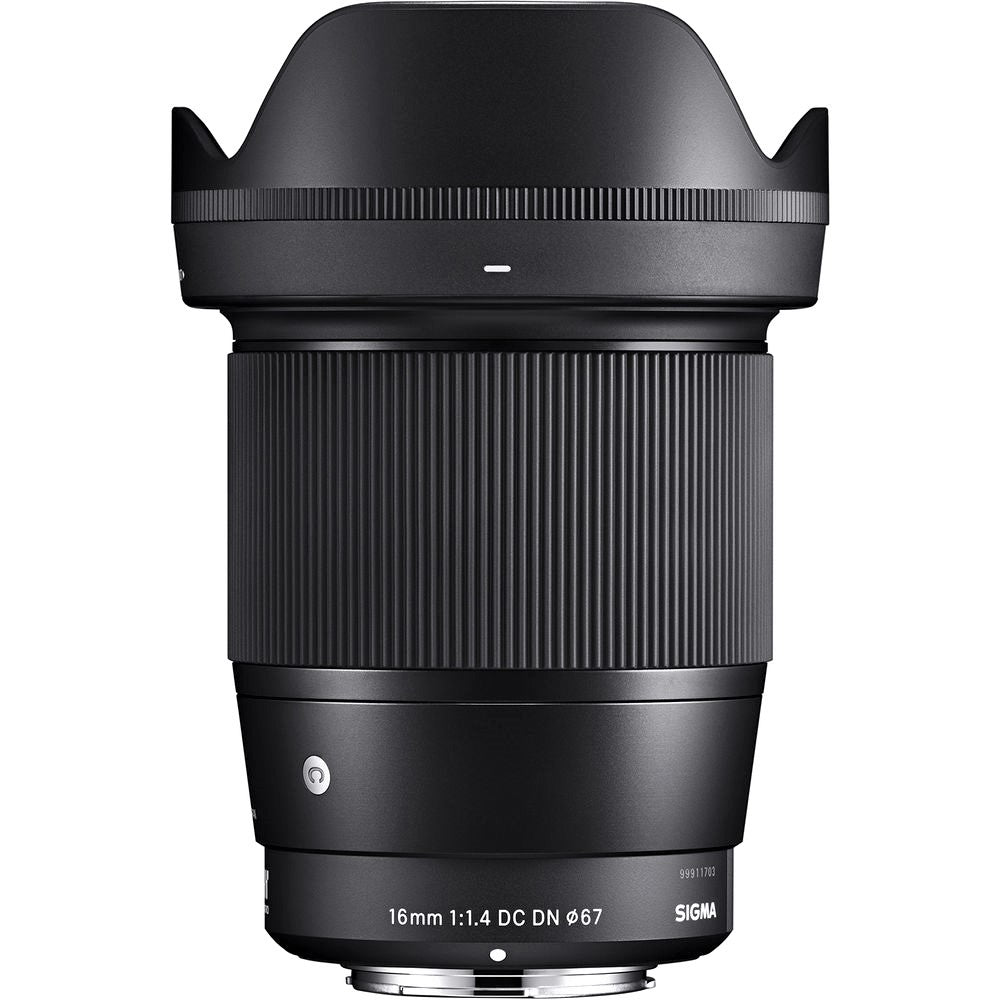 Sigma 402963 16mm f/1.4 DC DN Contemporary Lens for Micro Four Thirds, Black