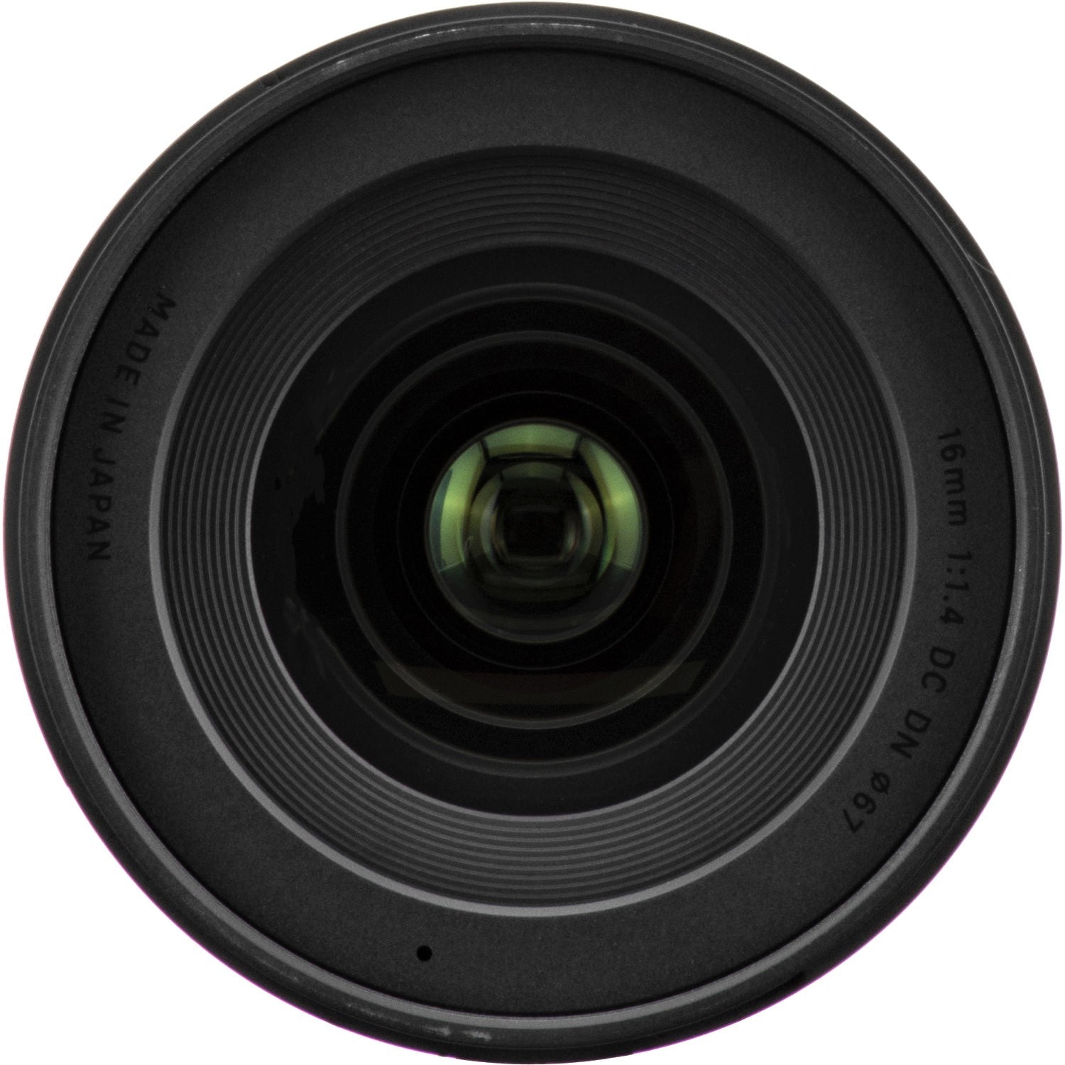 Sigma 16mm f/1.4 DC DN Contemporary Lens for Sony E (402965) - Front View