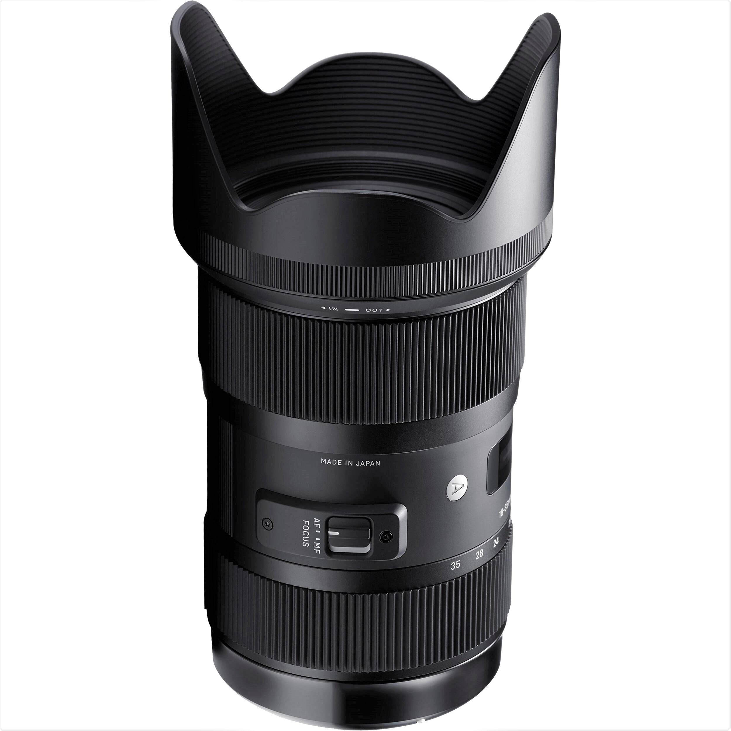 Sigma 18-35mm f/1.8 DC HSM Art Lens for Sigma SA - Attached Lens Hood