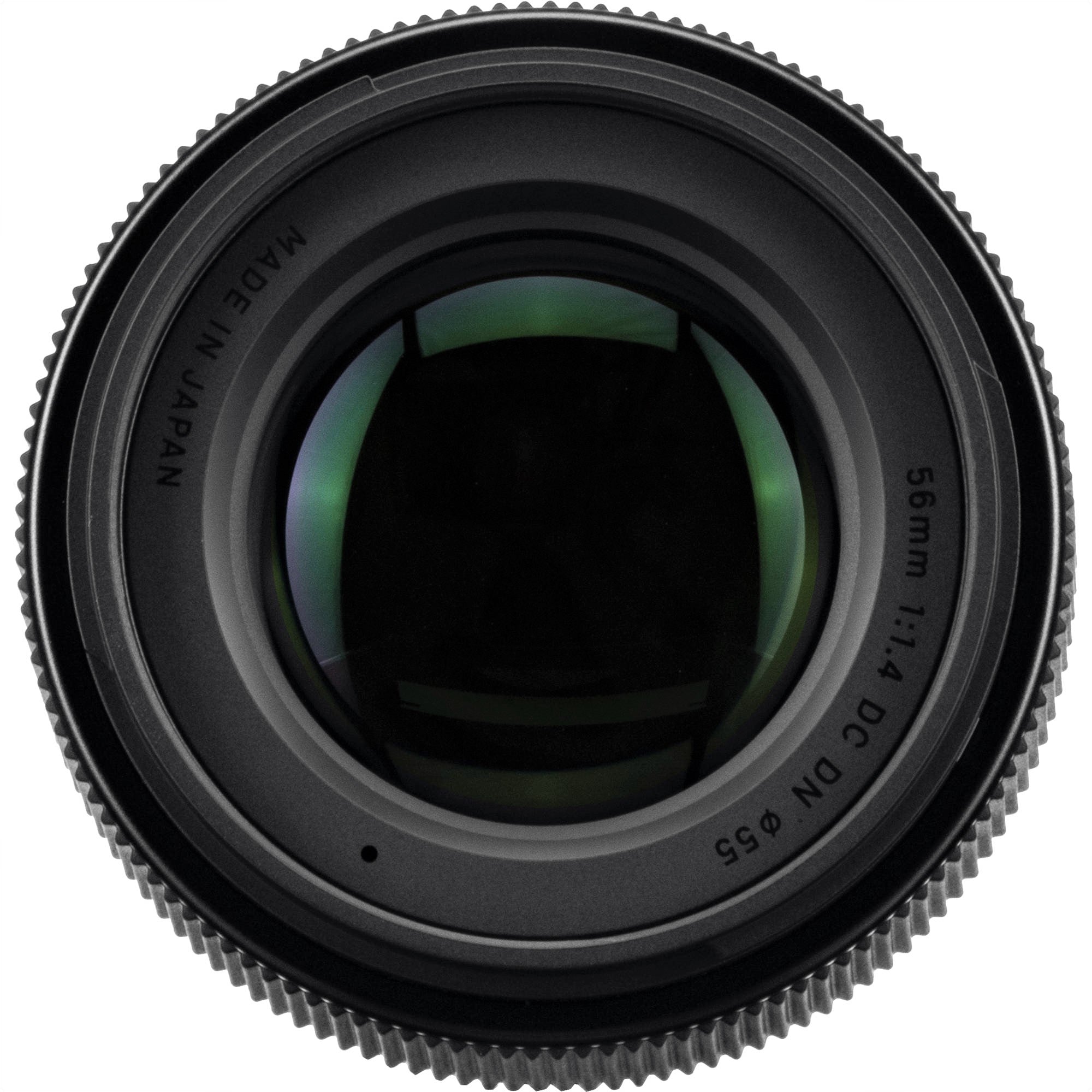 Sigma 56mm F1.4 DC DN Contemporary Lens for FUJIFILM X - Front View