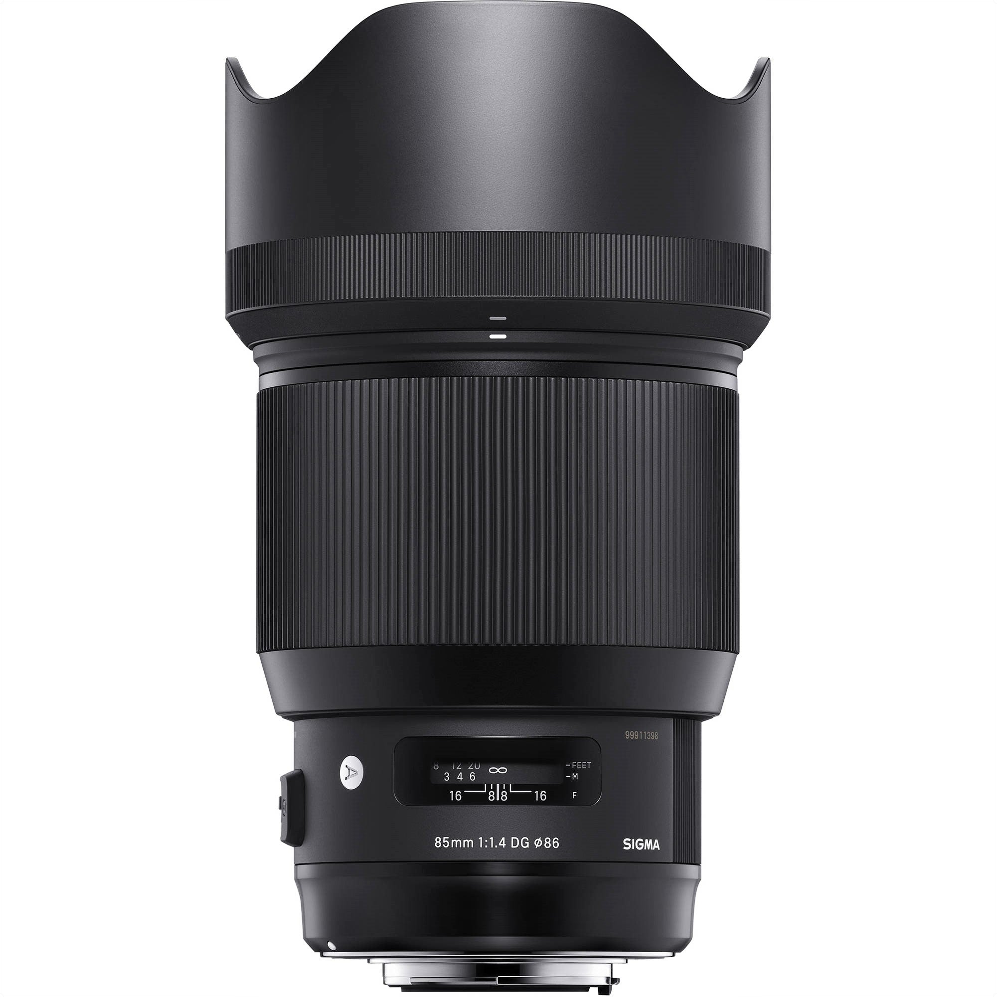 Sigma 85mm f/1.4 DG HSM Art Lens for Sigma SA - Attached Lens Hood