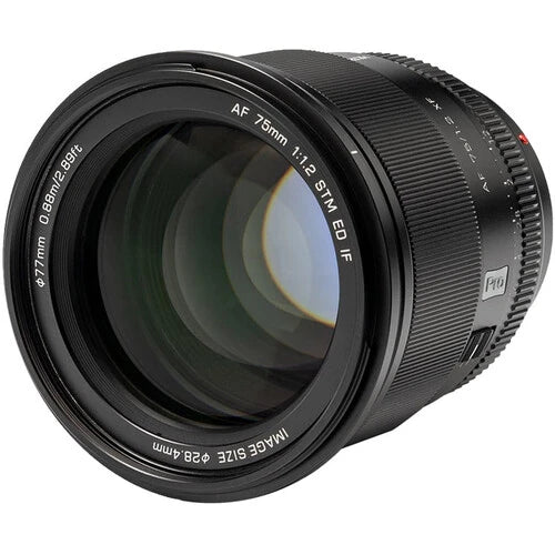 Viltrox 75mm f/1.2 AF lens