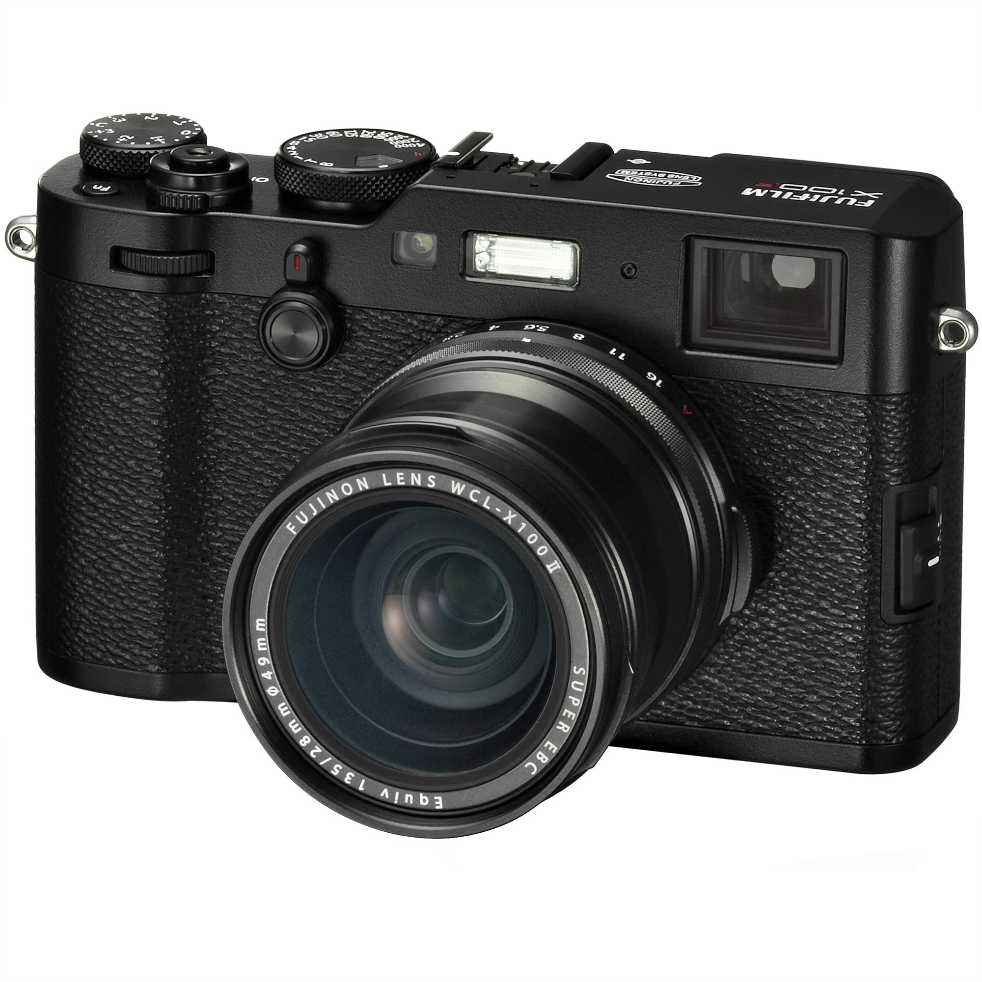 Fujifilm WCL-X100 II Wide Conversion Lens (Black) - Attached Camera Not Included