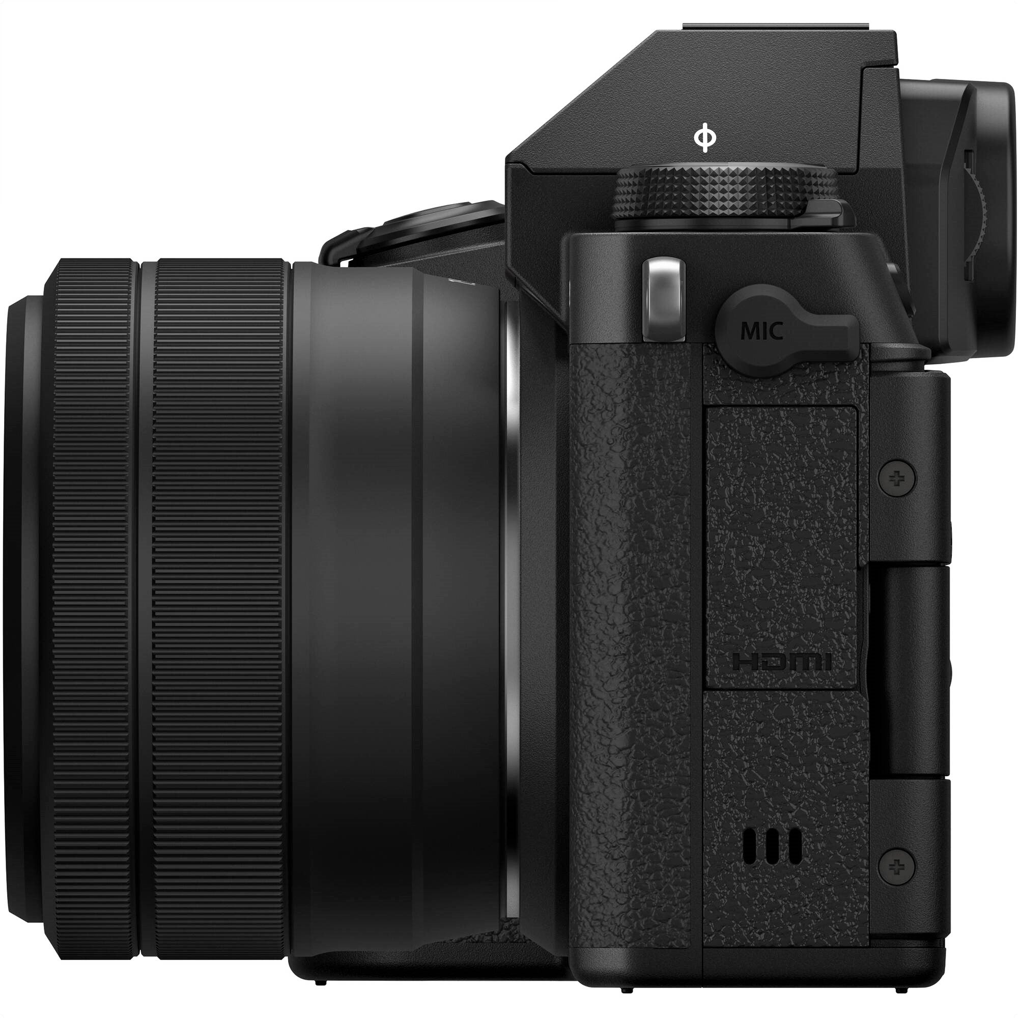 Fujifilm X-S20 Mirrorless Digital Camera with XC 15-45mm f/3.5-5.6 OIS PZ Lens, Black