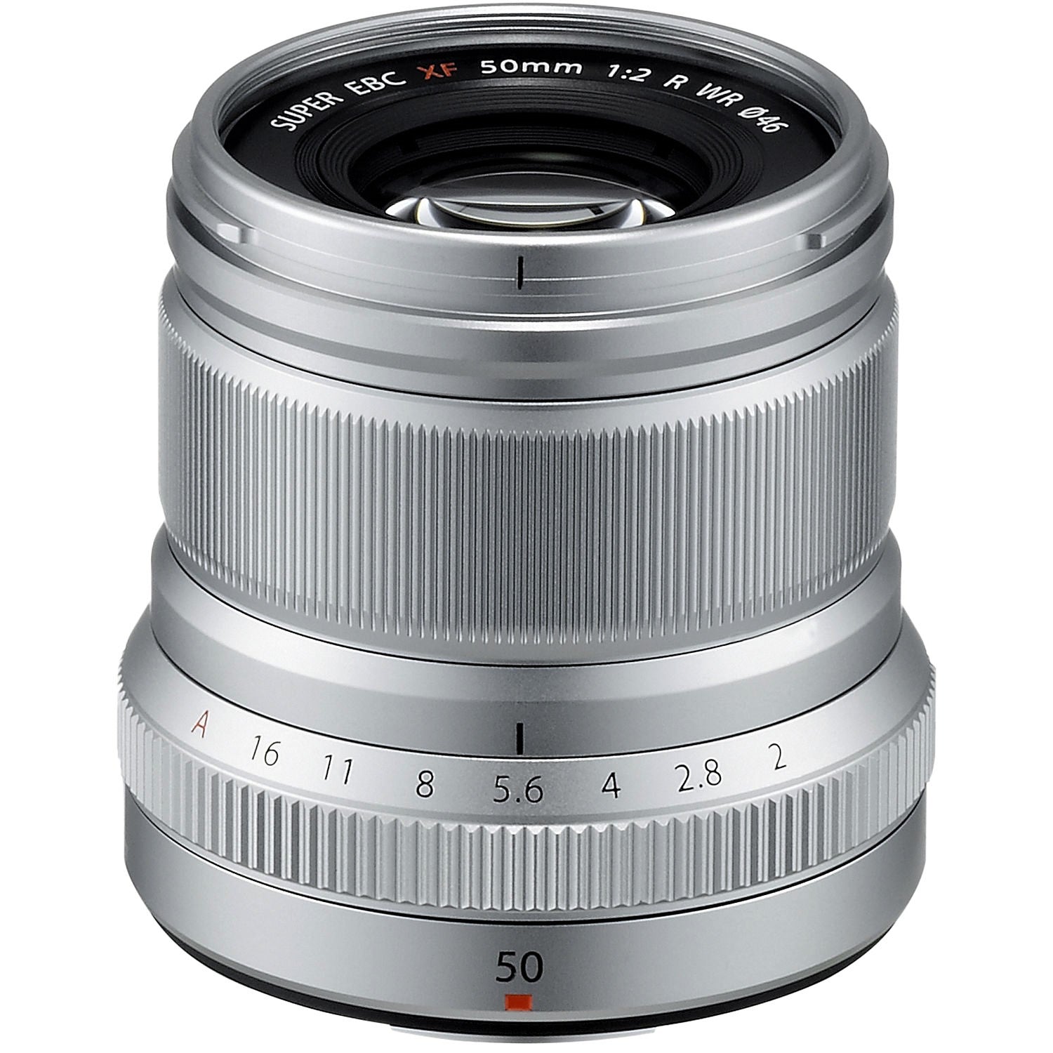 Fujifilm XF 50mm F2 R WR Lens (Silver)