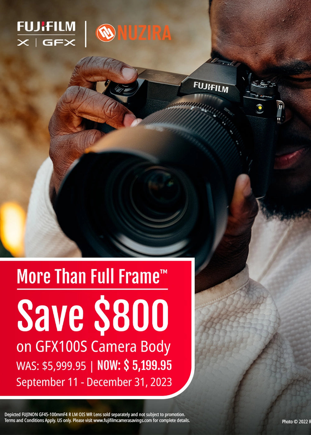 GFX100S Camera Body Save $800