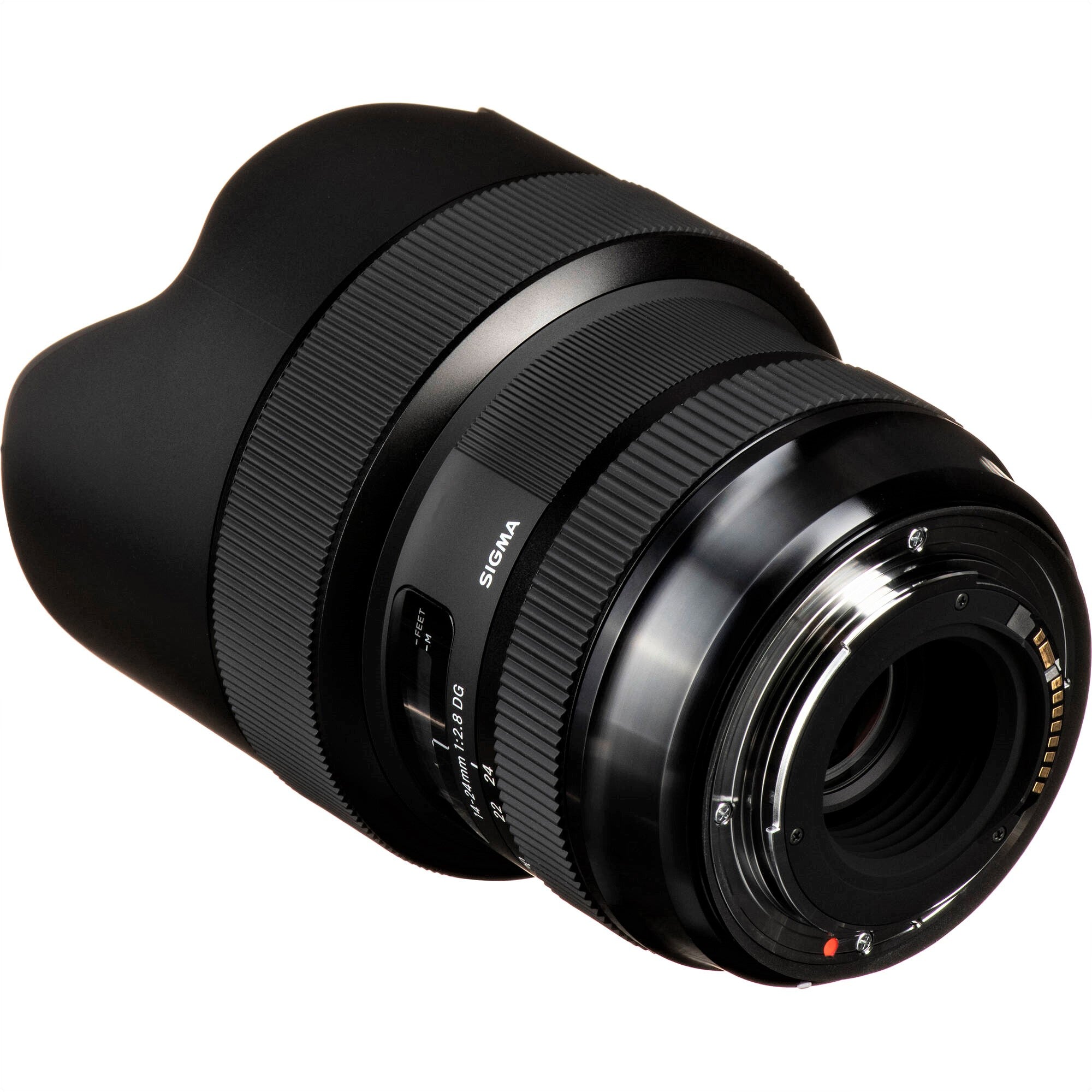 Sigma 14-24mm F2.8 DG HSM Art Lens for Canon EF in a Back Side View